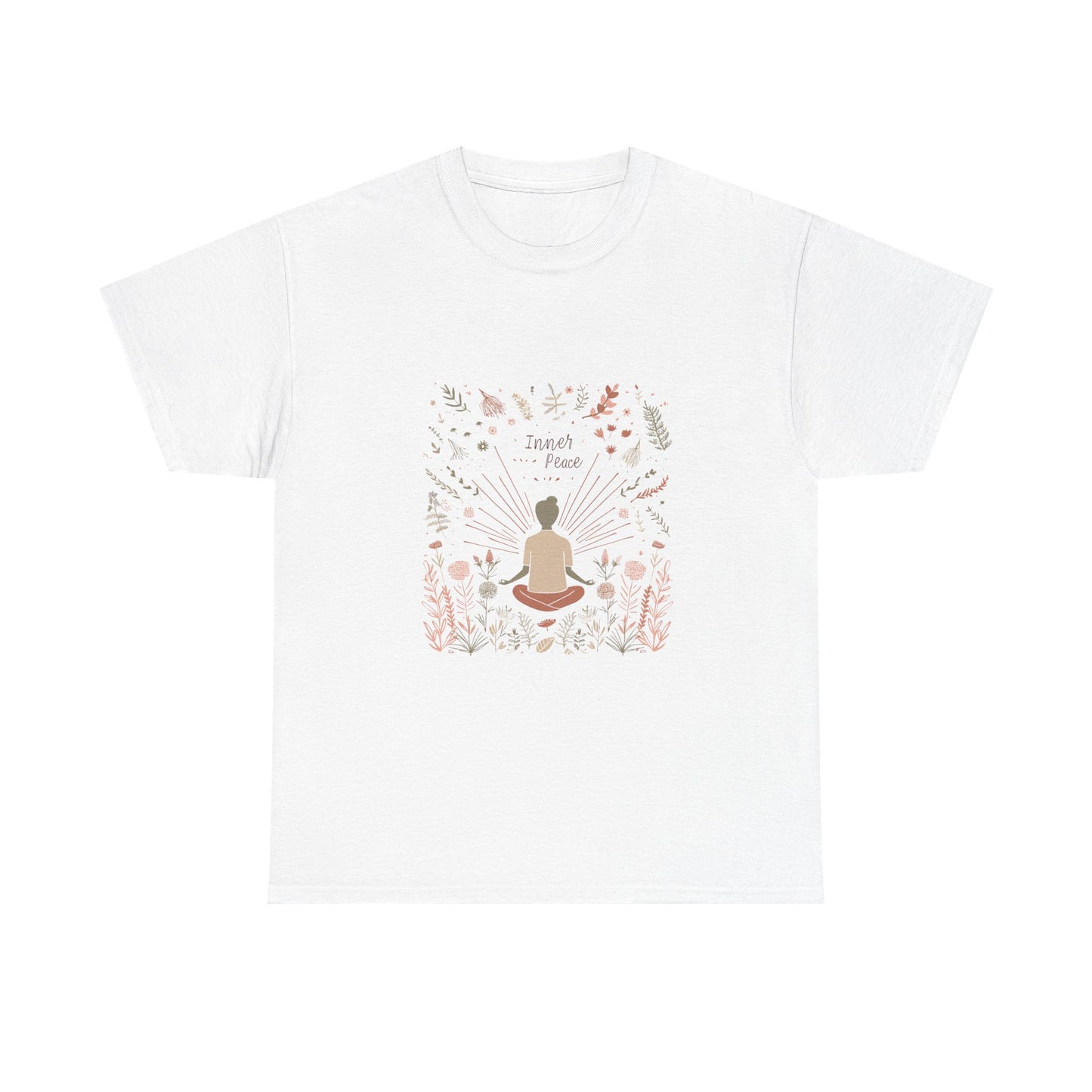 Inner Peace Yoga & Mindfulness Tee – Women's Holistic Lifestyle T-Shirt