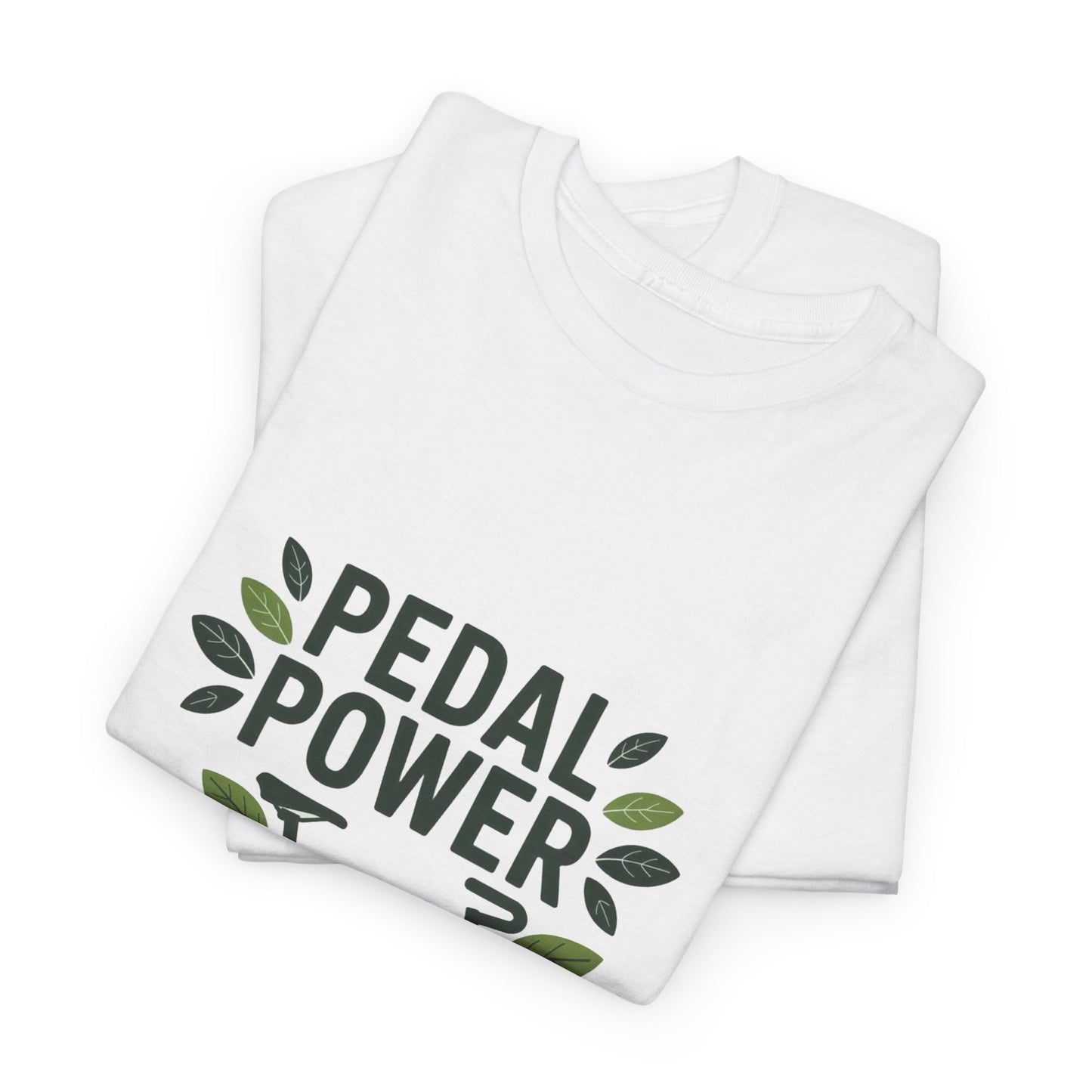 Pedal Power Sustainability T-Shirt – Unisex Eco-Friendly Cycling Tee