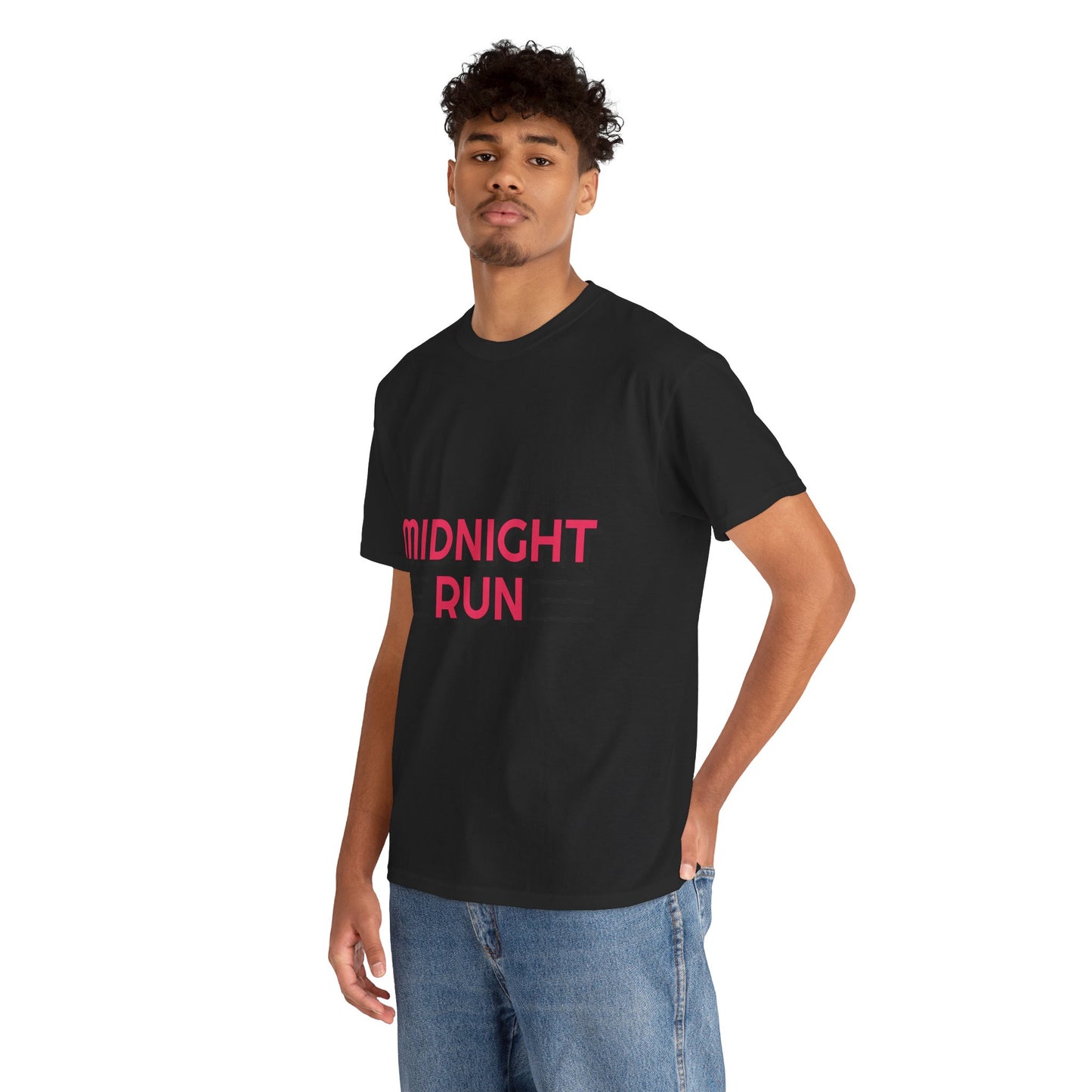 Midnight Run Unisex Retro Running Tee – 80s Fast Food & Track Style Shirt