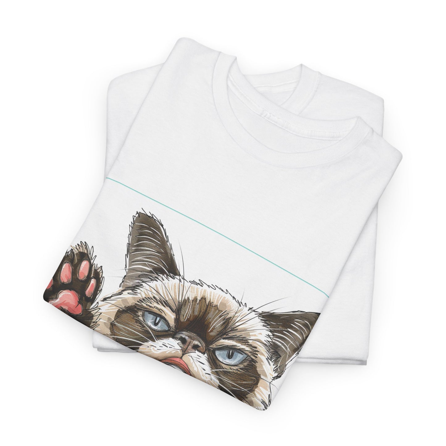 Pawlease Stop Funny Cat Pun T-Shirt – Unisex Kitty Attitude Tee