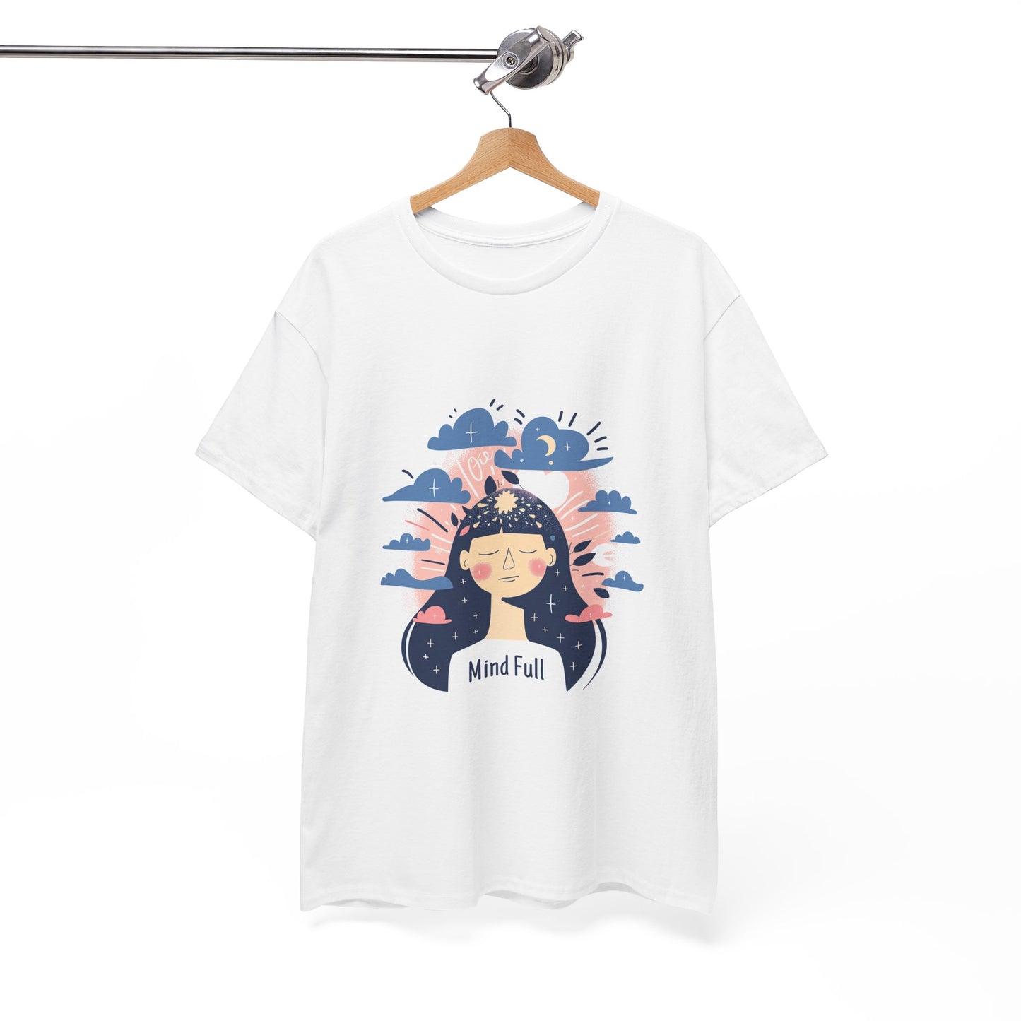 Mind Full Mindfulness Humor Tee – Women's Yoga & Mental Health T-Shirt