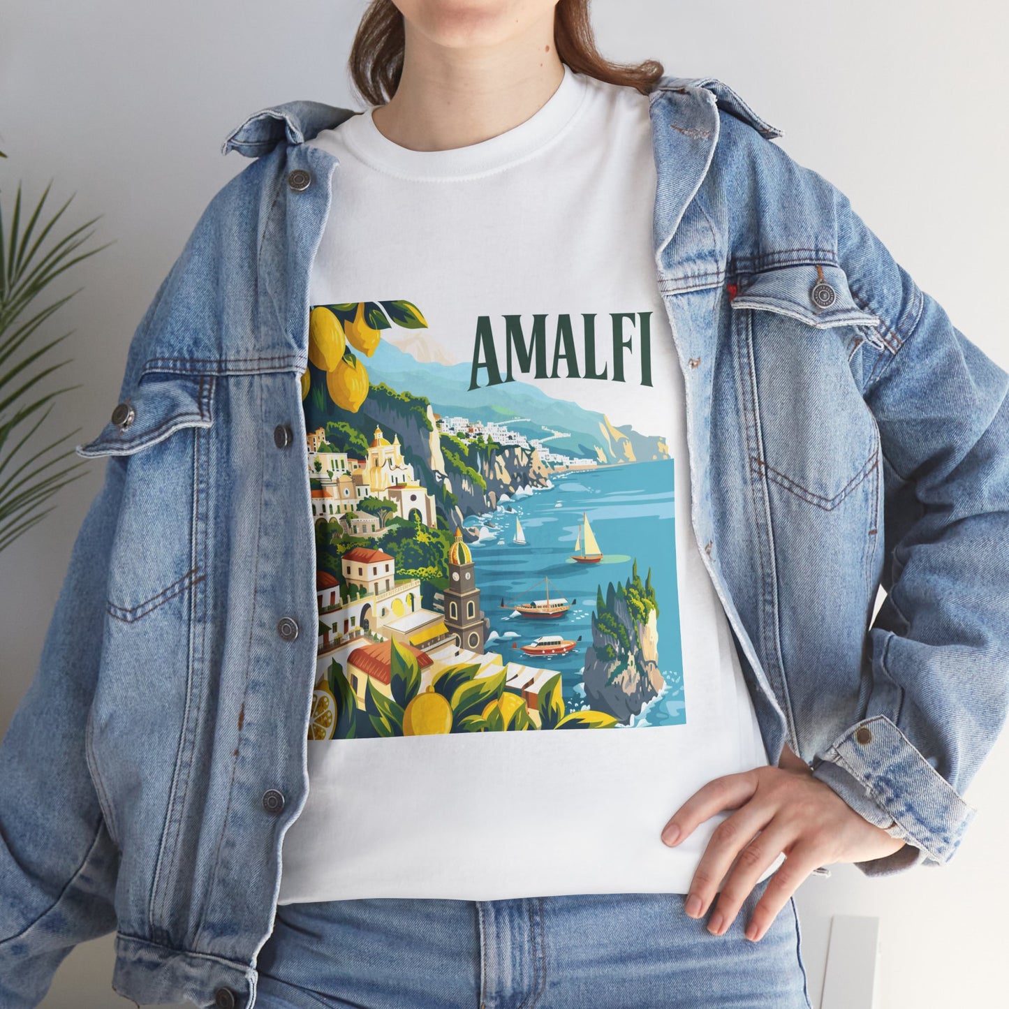 Ciao from the Amalfi Coast Unisex Italy Travel T-Shirt – Coastal City Graphic Tee