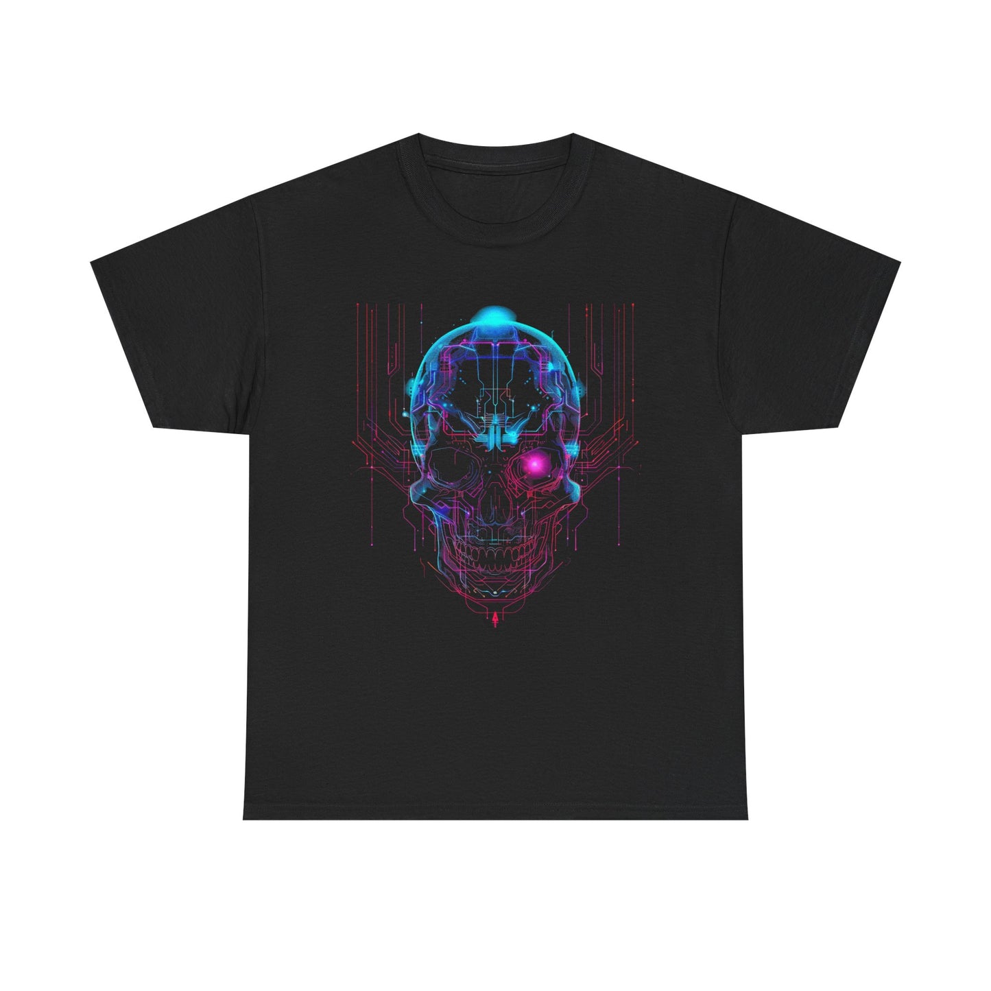 Neon Skull Hacker