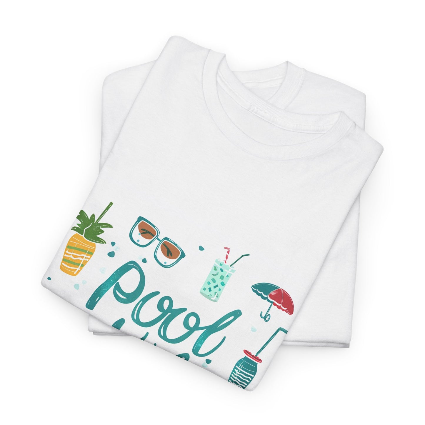 Pool Vibes Women's Summer Vacation Tee – Relaxed Beach & Poolside Shirt