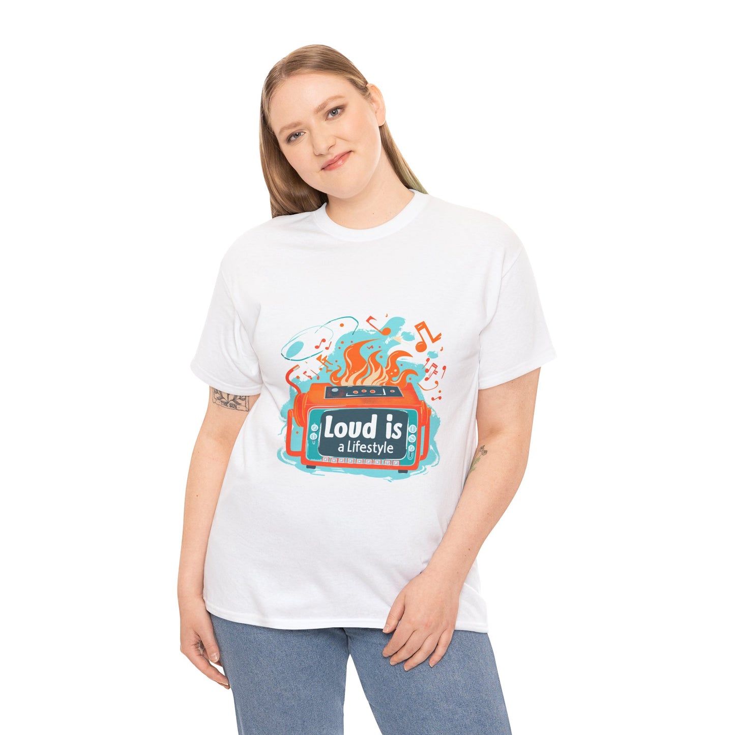 Loud is a Lifestyle Unisex Rock Music T-Shirt – Guitar Lover Graphic Tee