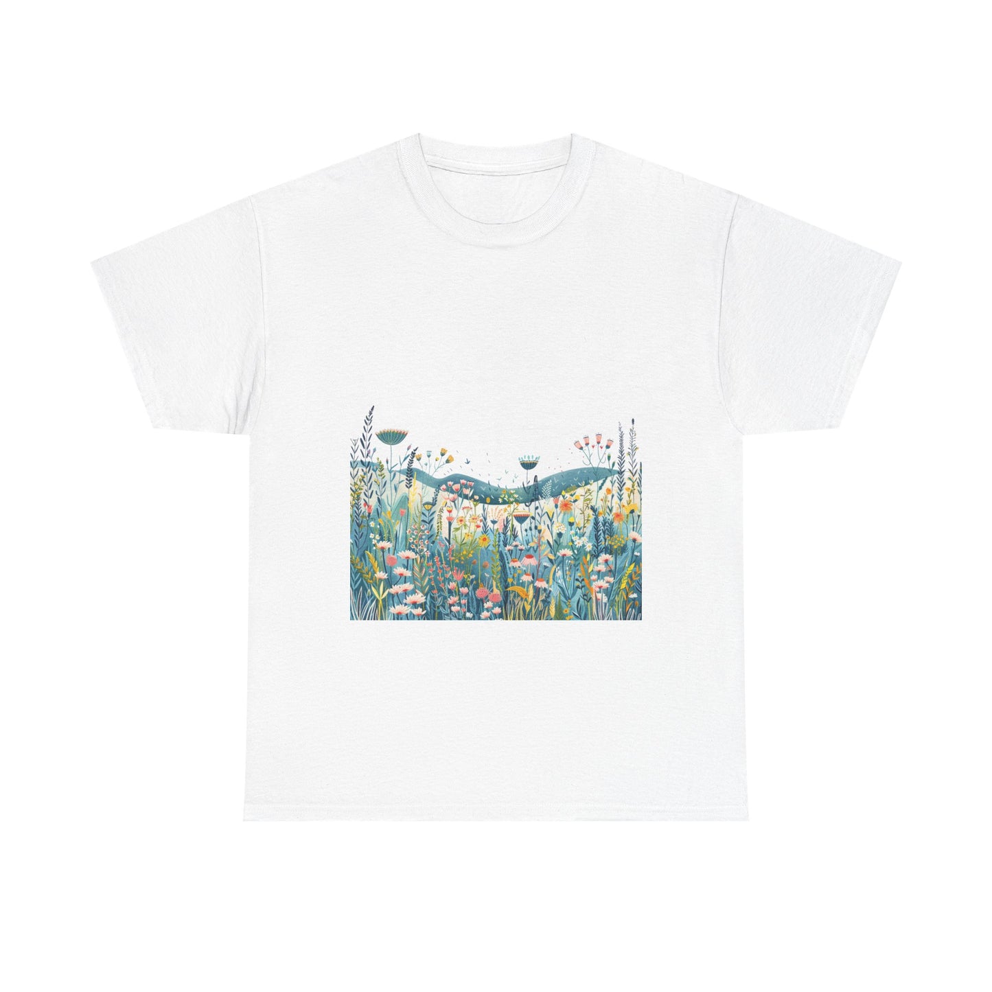 Wander Where the Wildflowers Are T-Shirt – Unisex Hiking & Nature Lover Tee