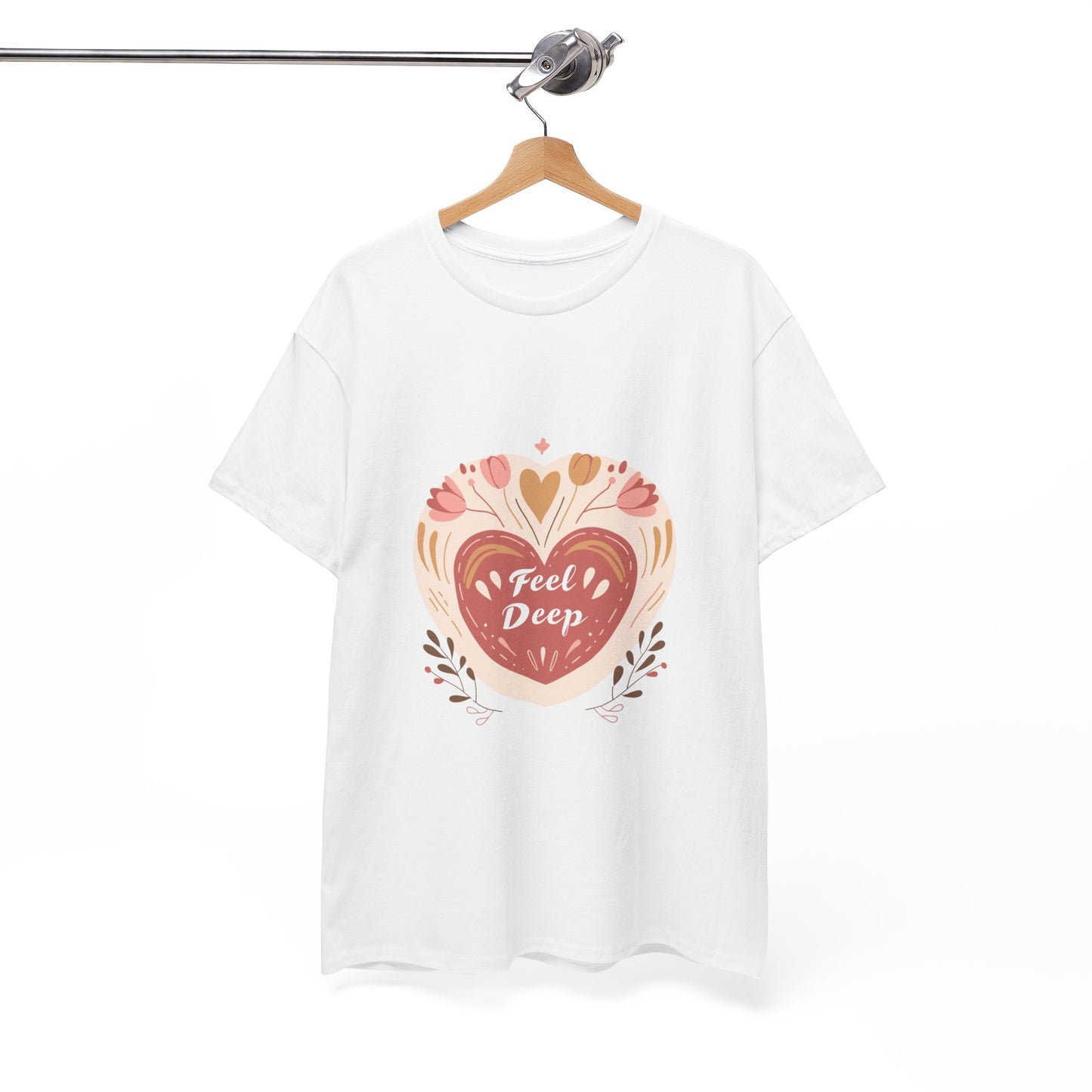 Feel Deep Mindfulness & Emotional Wellness T-Shirt for Women – Yoga Inspired Tee