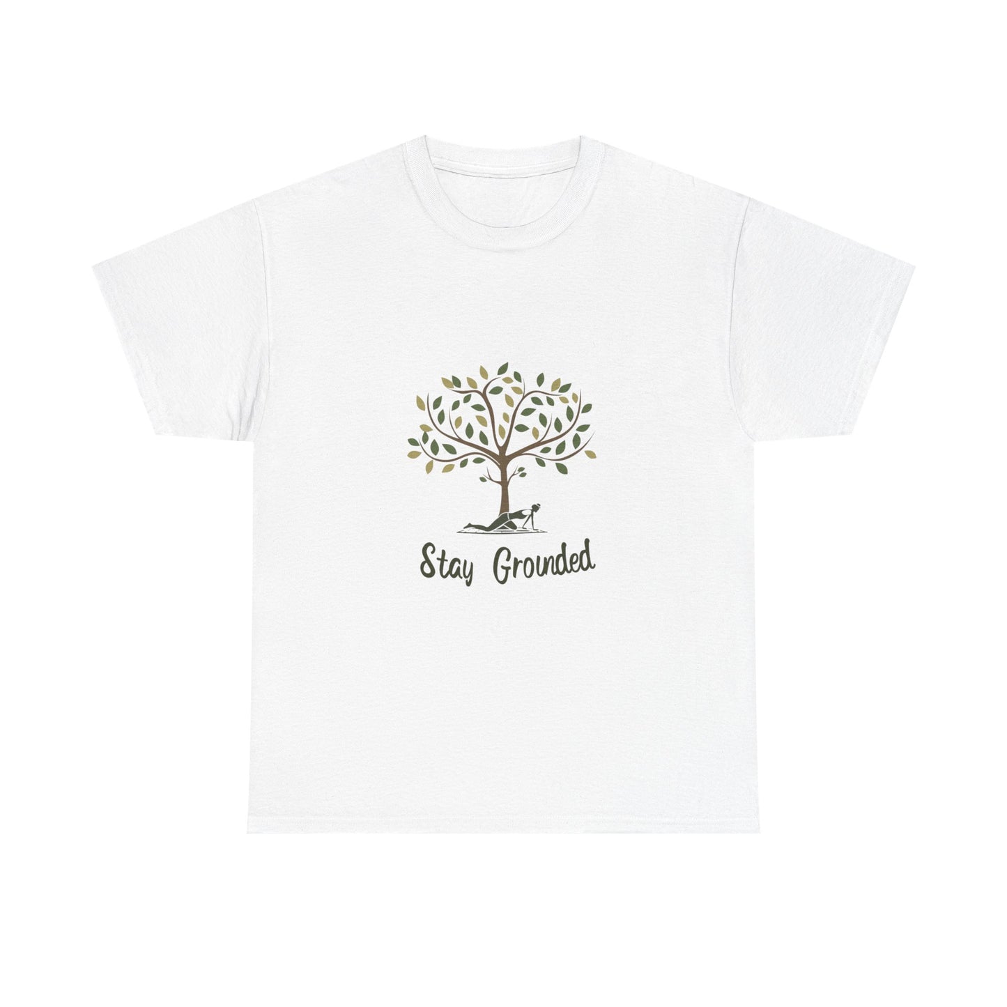 Stay Grounded Mindfulness & Yoga Tee – Women's Holistic Wellness T-Shirt