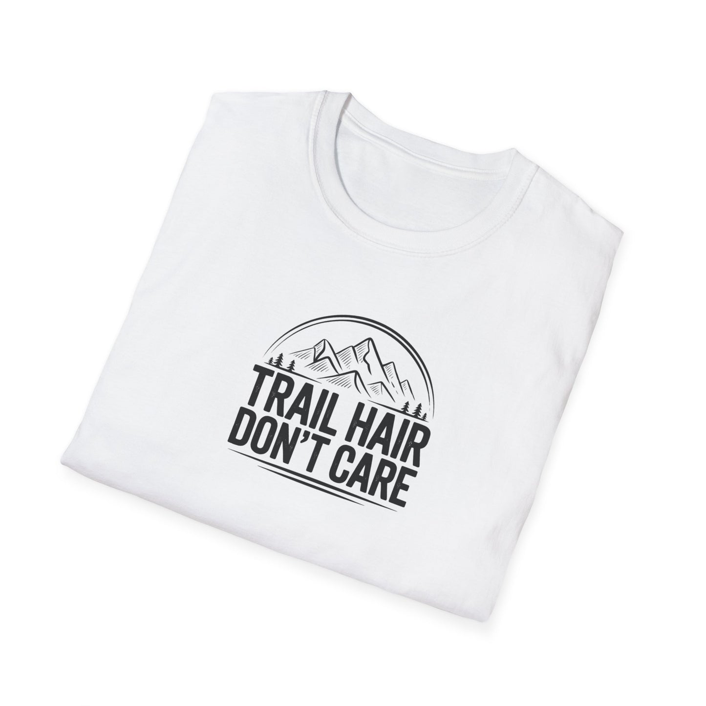Trail Hair Don’t Care – Funny Hiking T-Shirt for Women