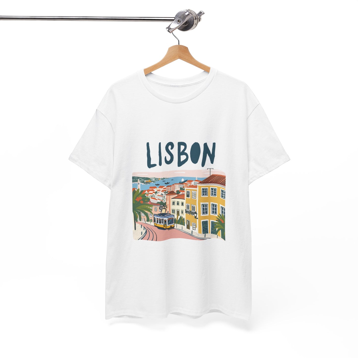 Lost in Lisbon Unisex City Explorer Tee – Portugal Travel Graphic T-Shirt