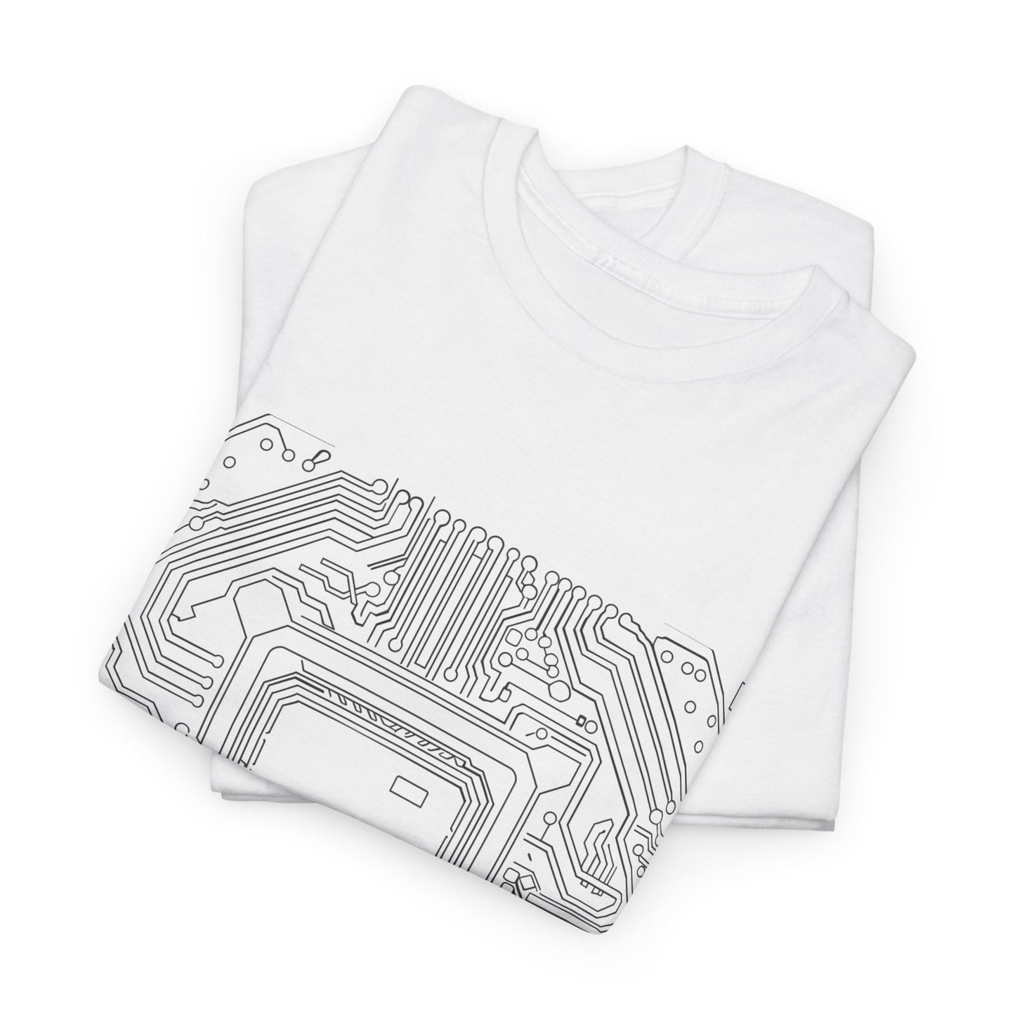 Neon CPU Core Unisex Tech T-Shirt – Programmer Chipset Graphic Tee