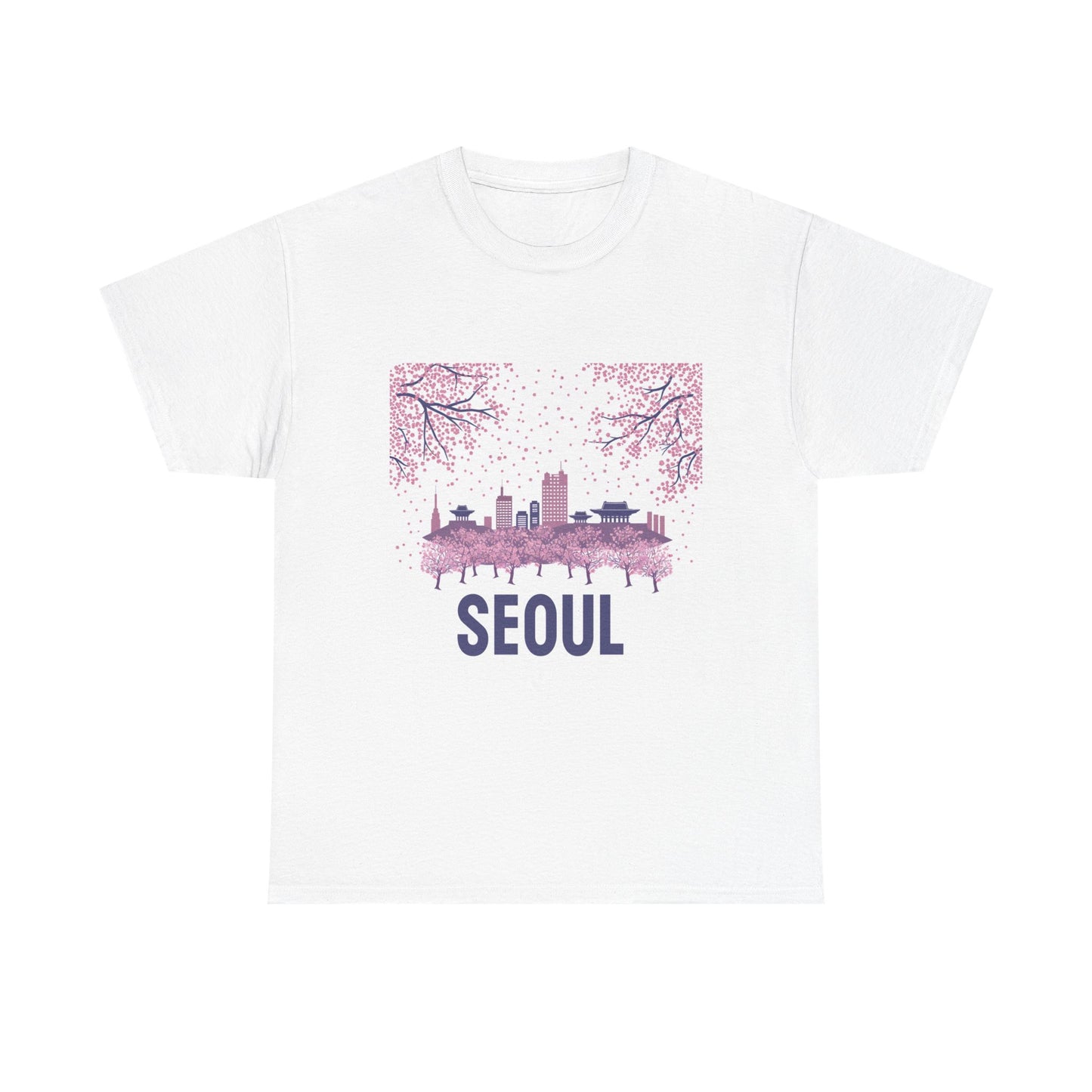 Seoul Scenes Unisex City Travel Tee – Korea Adventure Graphic Shirt