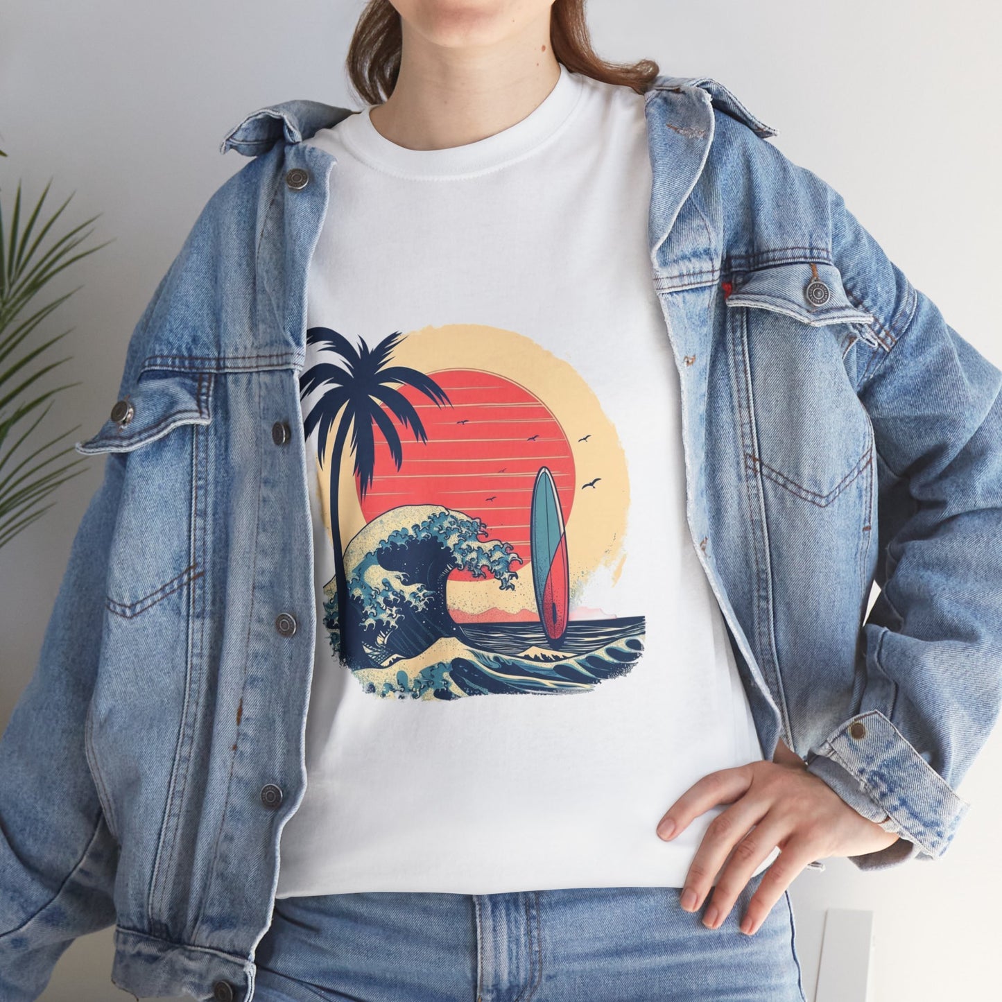 Surf Now Women's Summer Surfing T-Shirt – Beach & Ocean Vacation Tee