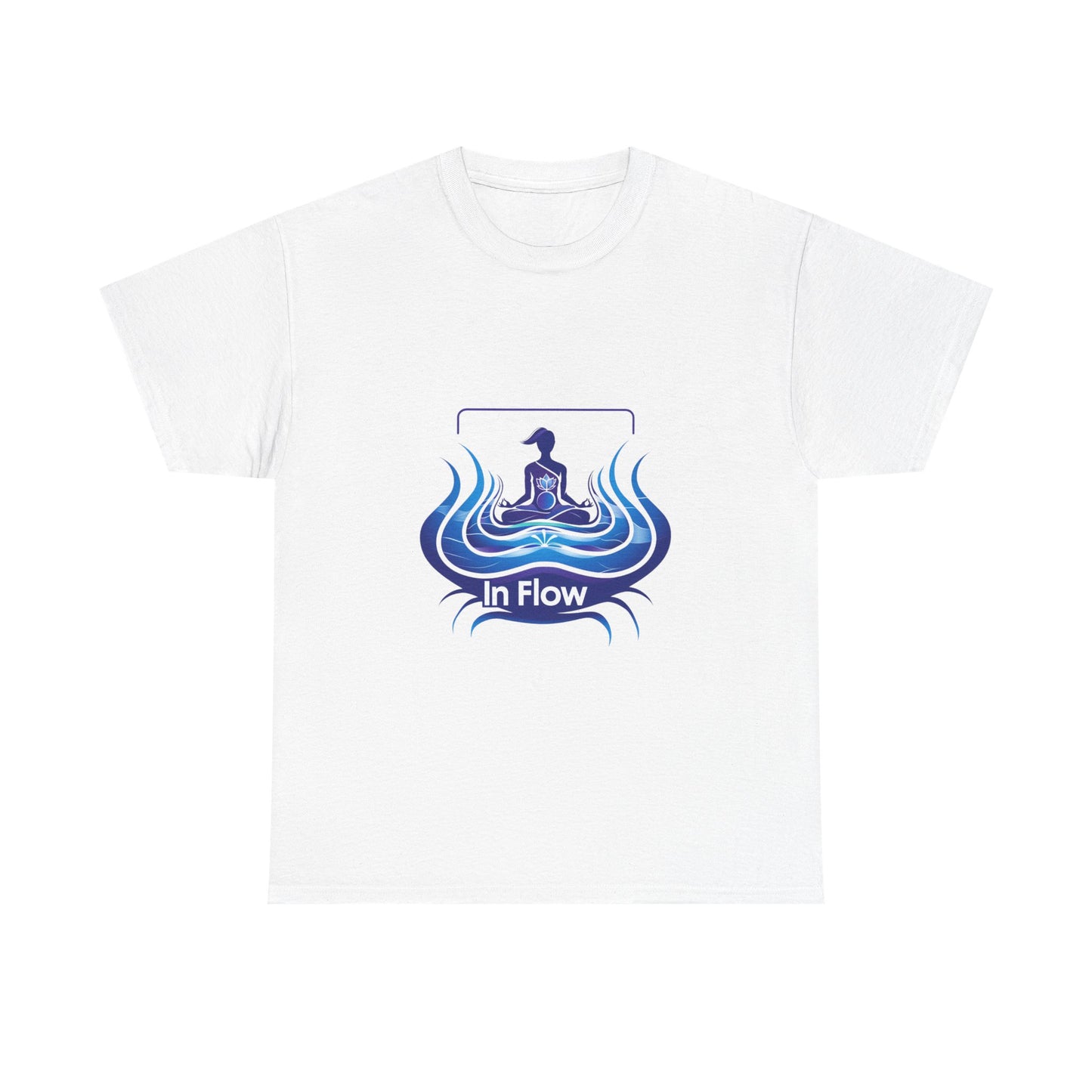 In Flow Mindfulness & Yoga Tee for Women – Peaceful Lifestyle Graphic T-Shirt