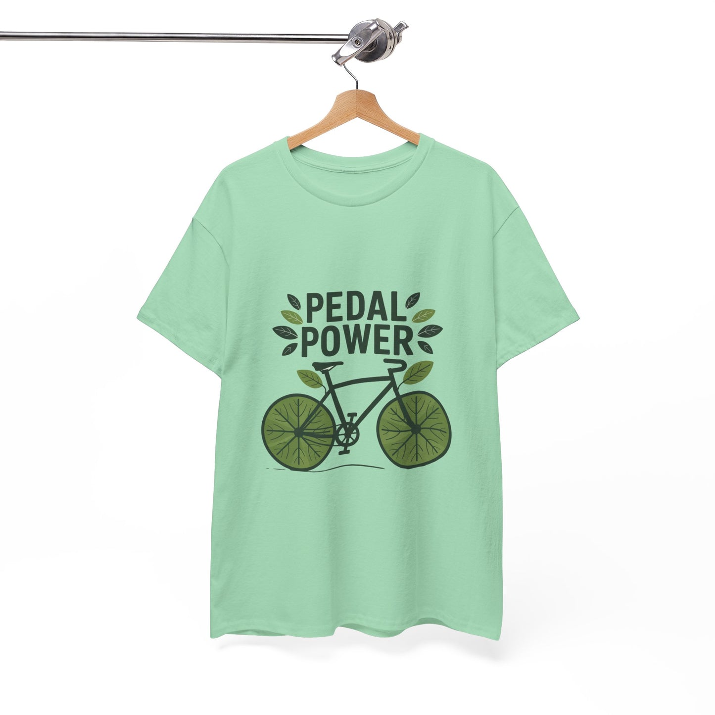 Pedal Power Sustainability T-Shirt – Unisex Eco-Friendly Cycling Tee