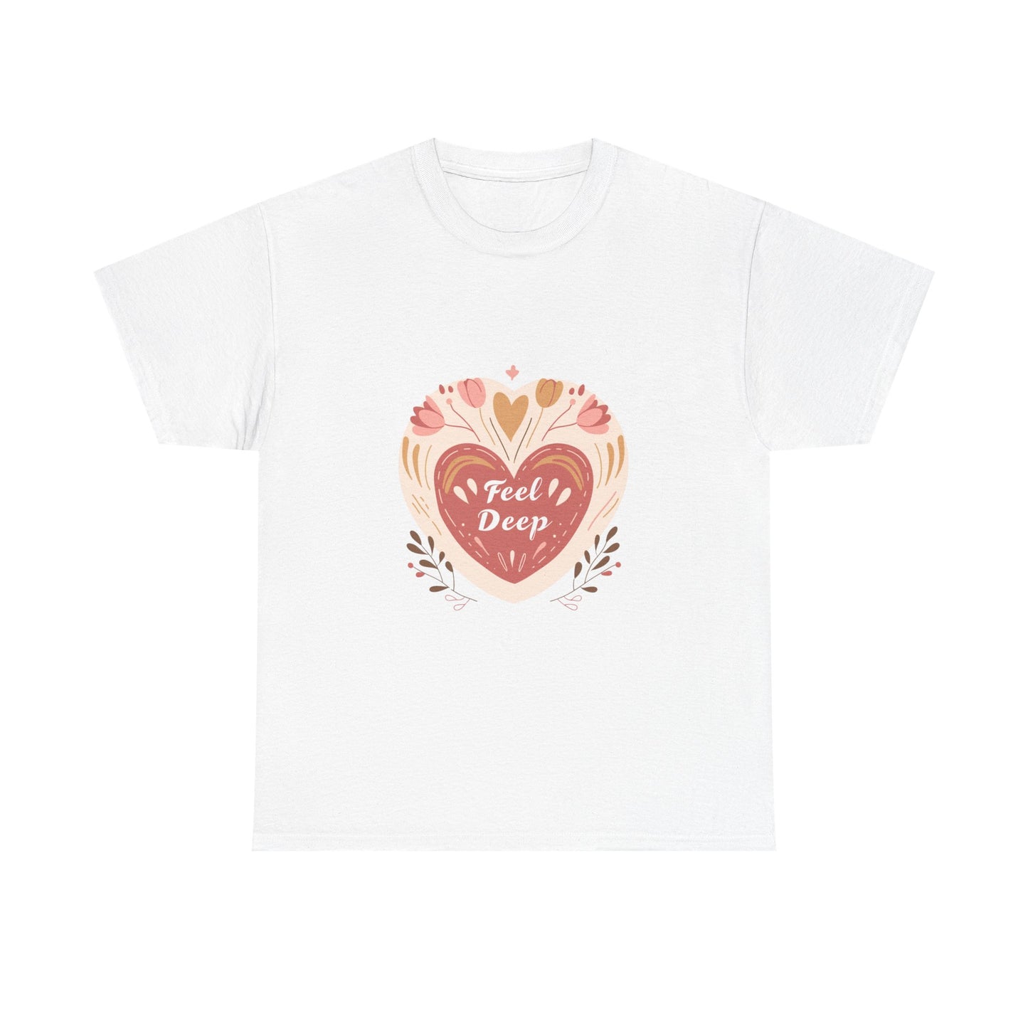 Feel Deep Mindfulness & Emotional Wellness T-Shirt for Women – Yoga Inspired Tee