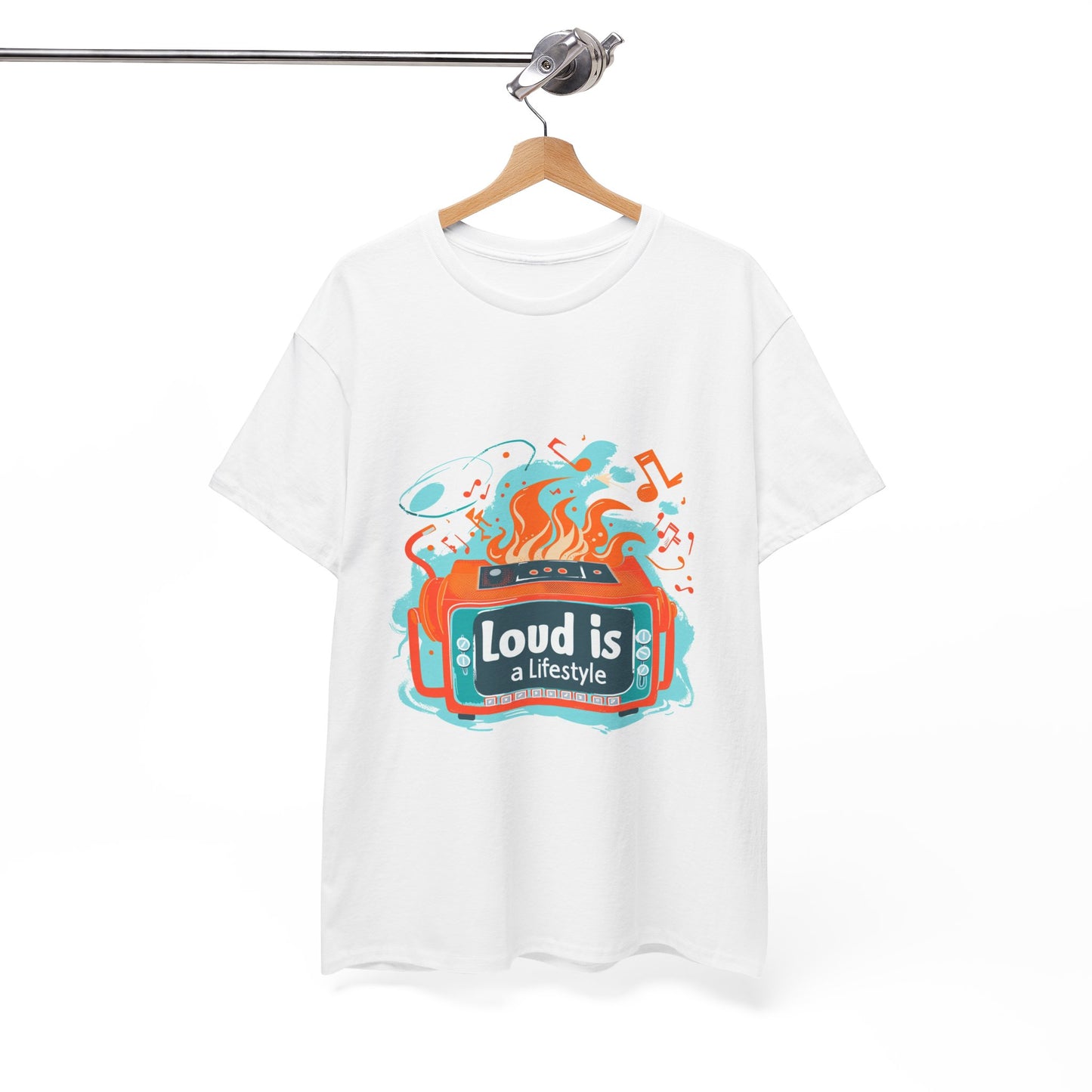 Loud is a Lifestyle Unisex Rock Music T-Shirt – Guitar Lover Graphic Tee