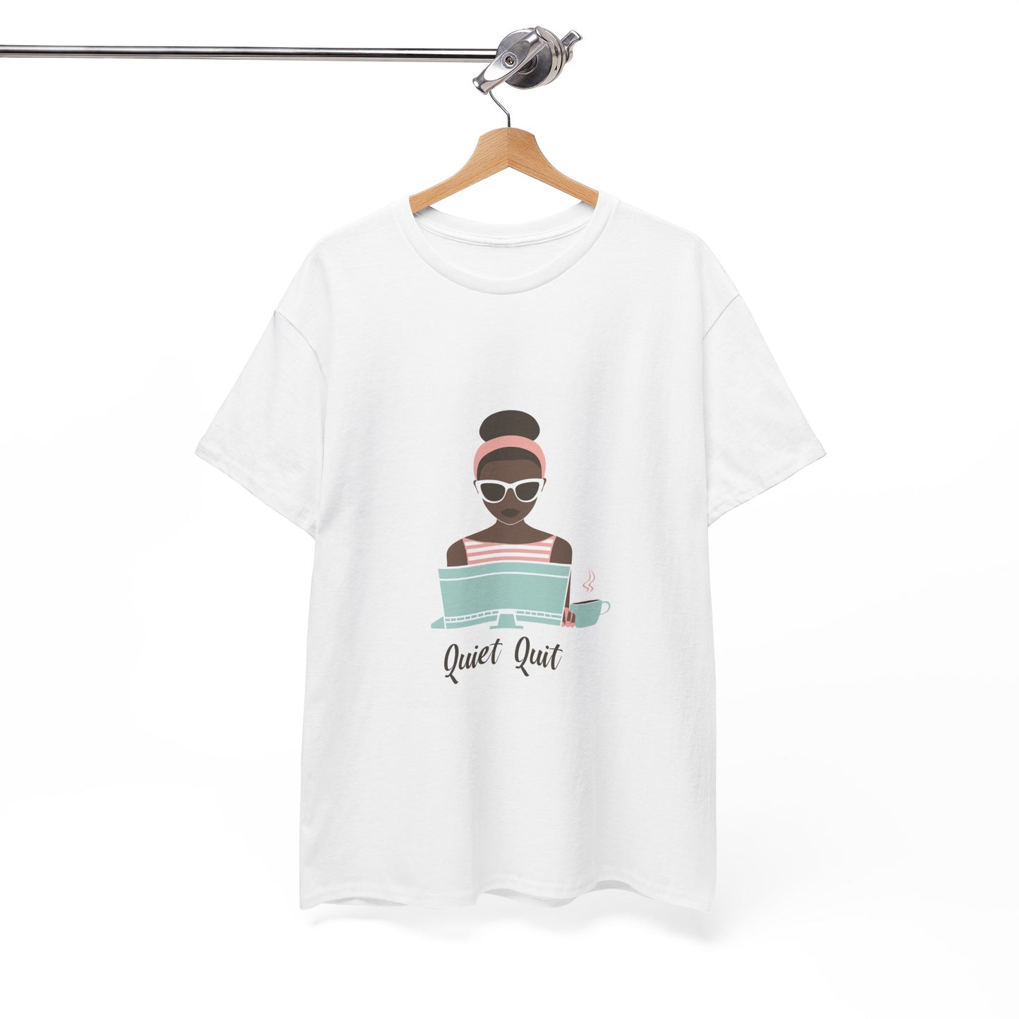 Quiet Quit Anti-Hustle Women's Tee – Slow Living Statement T-Shirt