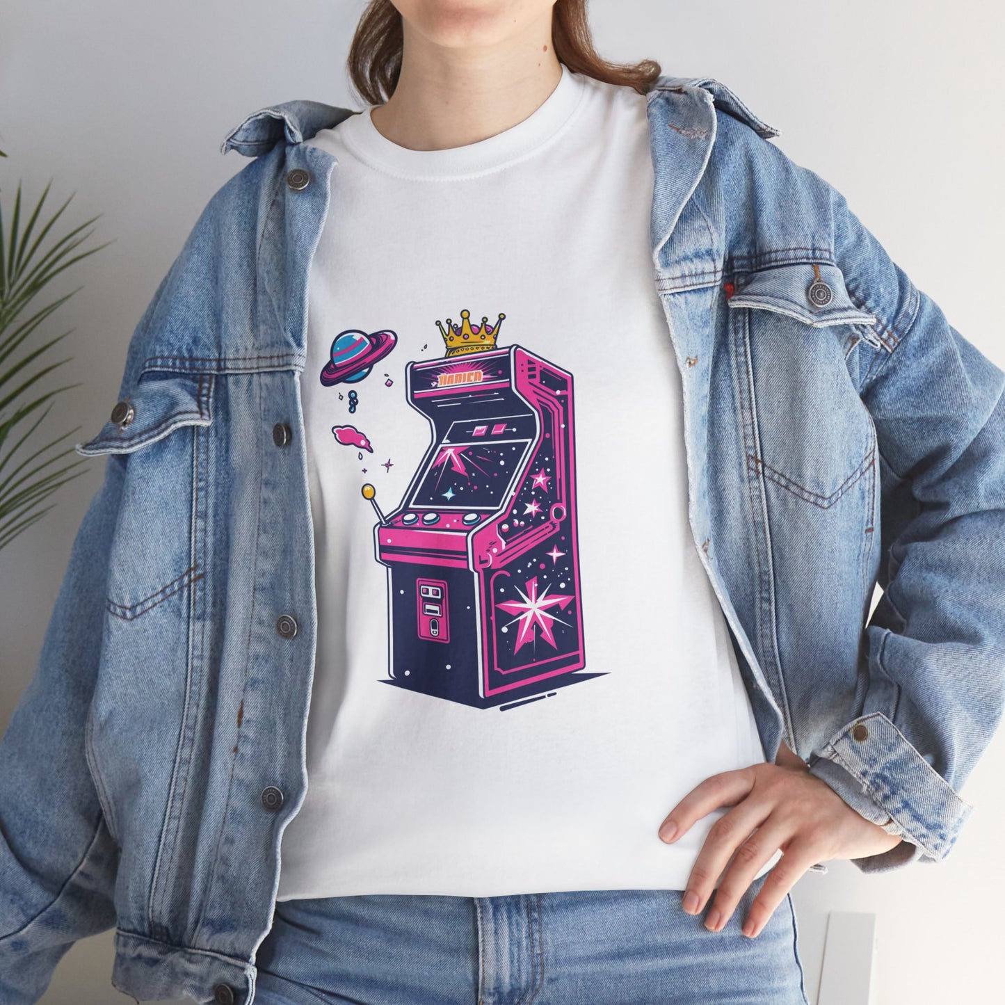 Arcade King 80s Gamer Graphic Tee – Unisex Retro Arcade T-Shirt