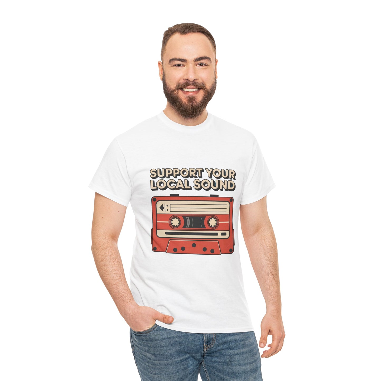 Support Your Local Sound Rock Music Tee – Unisex Guitar Player Support Shirt