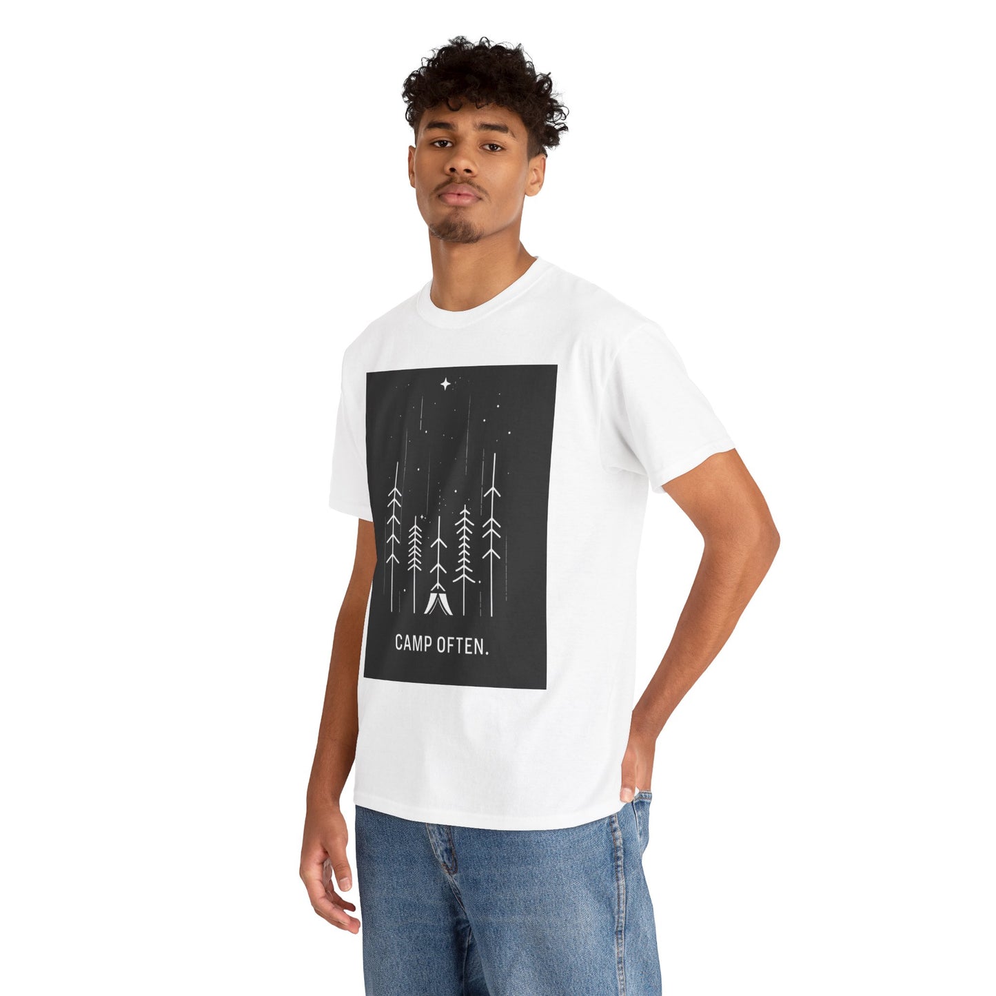 Camp Often Unisex Camping T-Shirt – Outdoor Adventure Graphic Tee