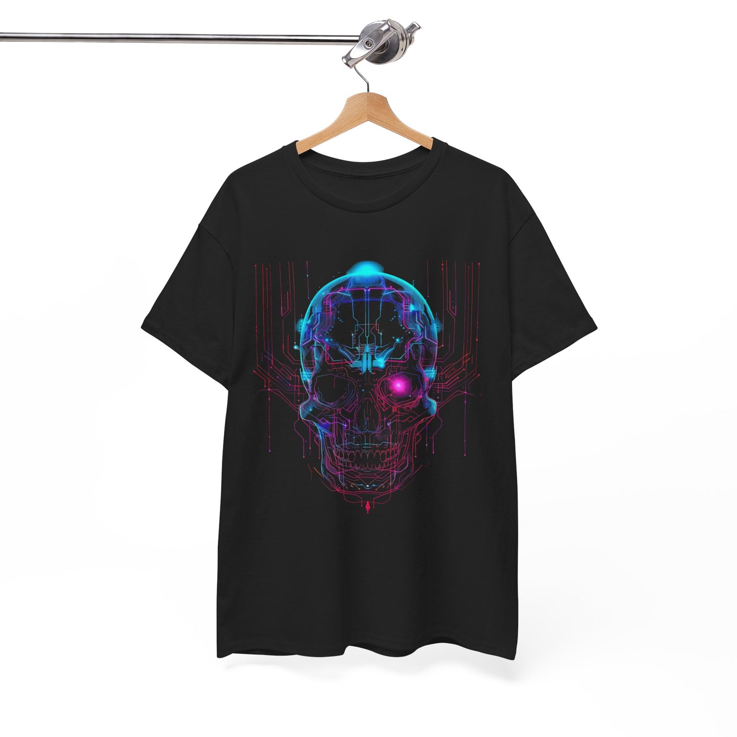 Neon Skull Hacker