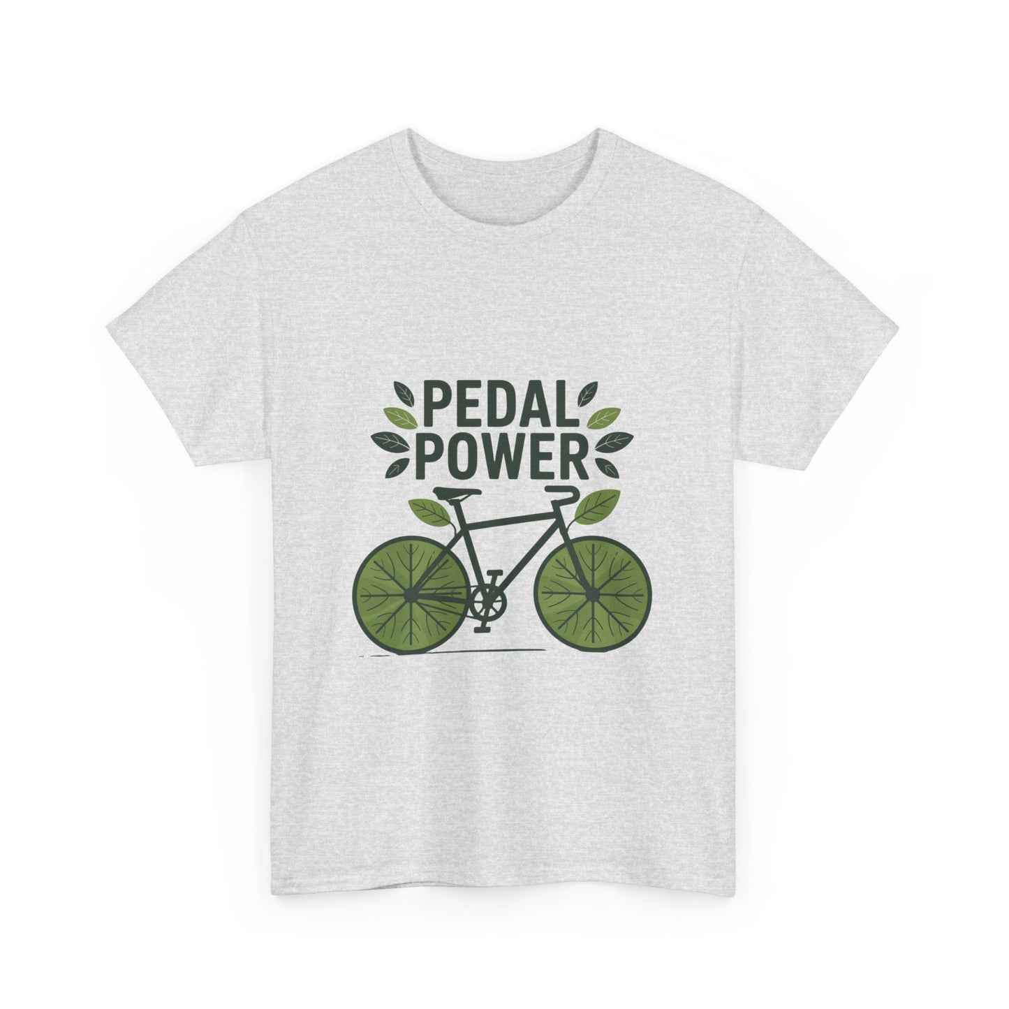 Pedal Power Sustainability T-Shirt – Unisex Eco-Friendly Cycling Tee