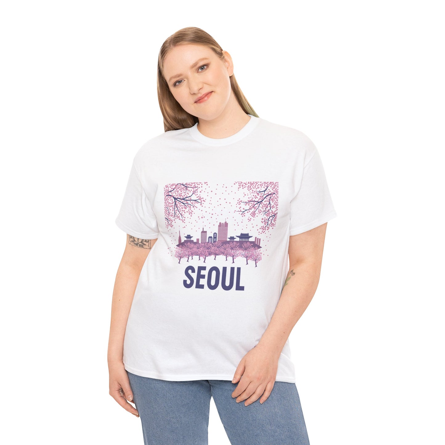 Seoul Scenes Unisex City Travel Tee – Korea Adventure Graphic Shirt