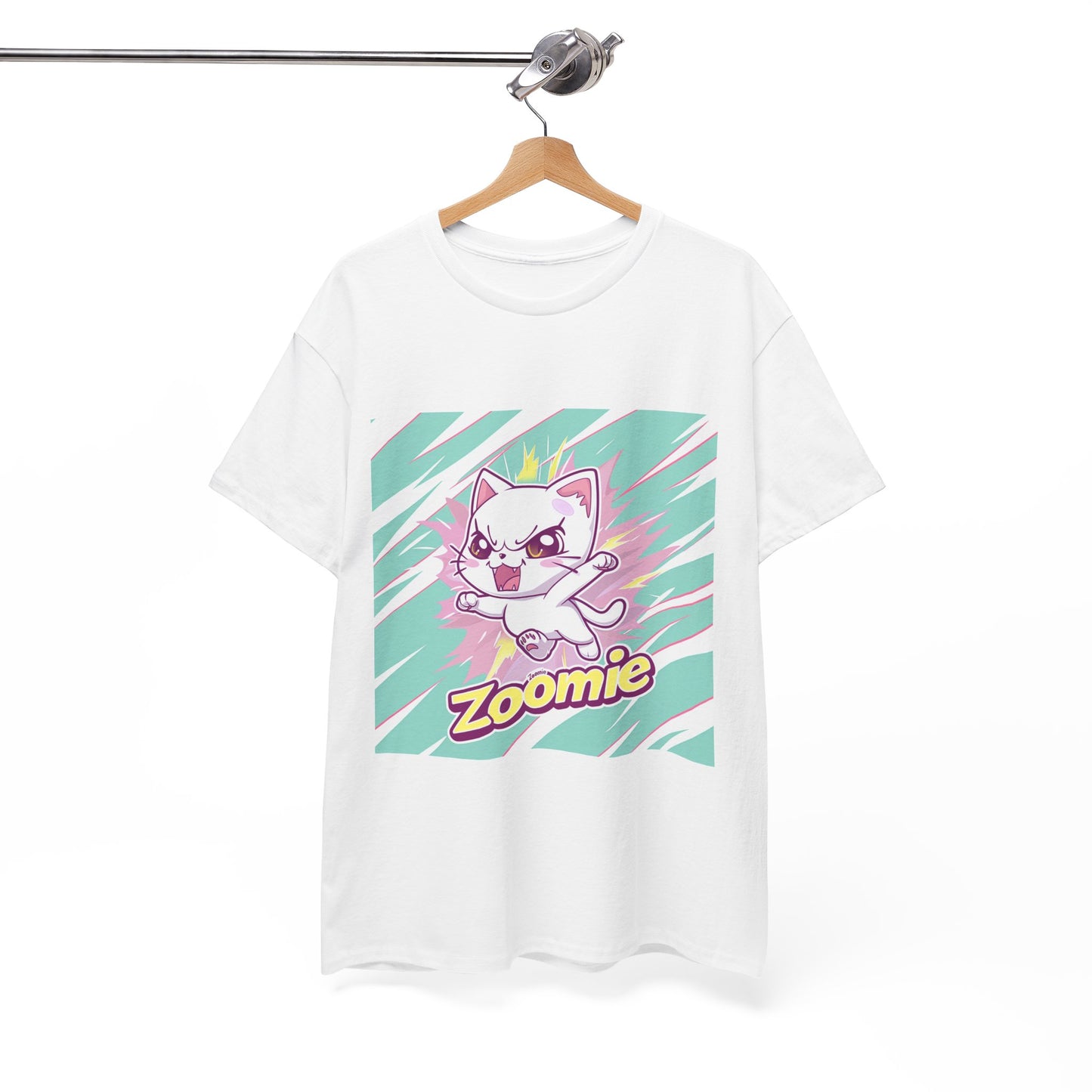 Zoomie Time Cat Zoomies Graphic Tee – Funny Unisex T-Shirt for Cat Parents