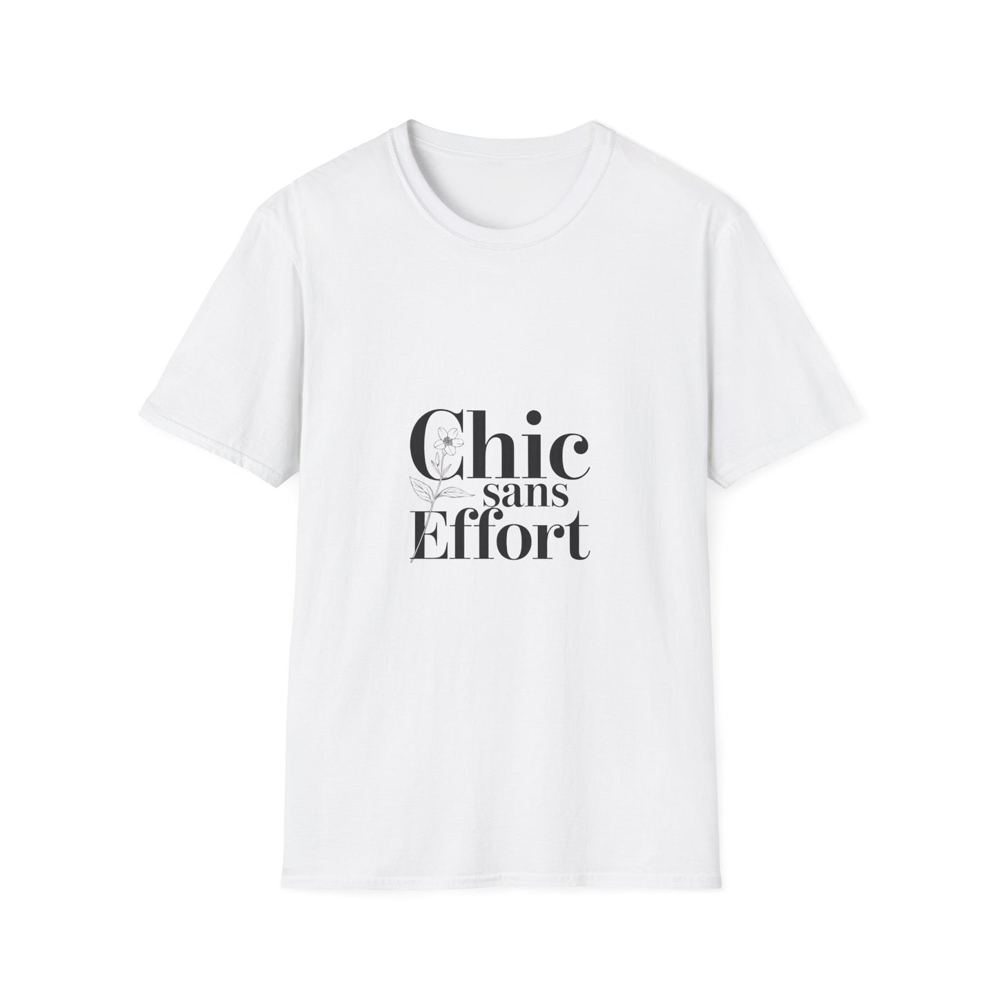 Chic Sans Effort Tee – Effortless French Girl Style Shirt