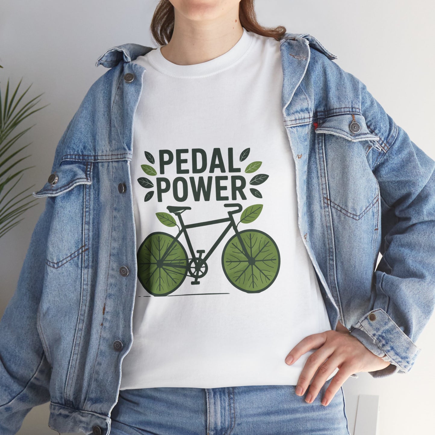 Pedal Power Sustainability T-Shirt – Unisex Eco-Friendly Cycling Tee