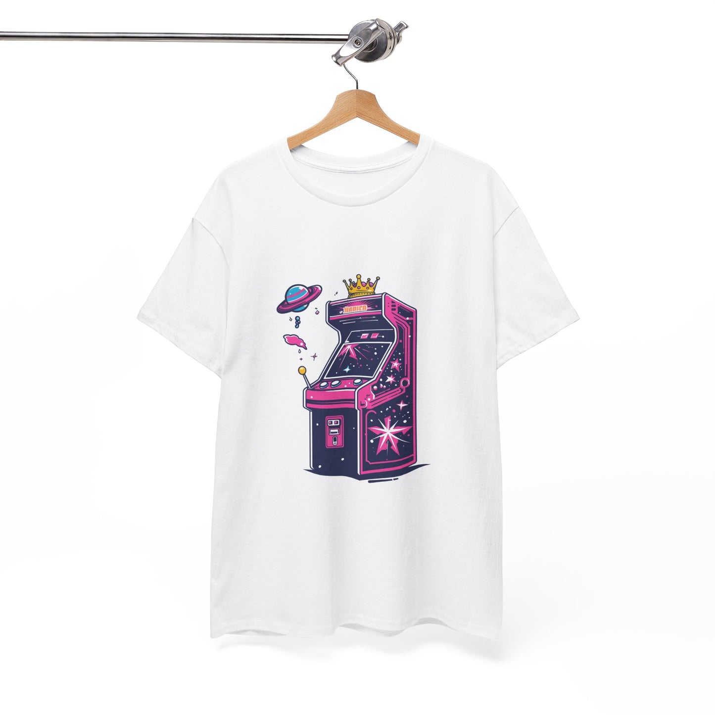 Arcade King 80s Gamer Graphic Tee – Unisex Retro Arcade T-Shirt