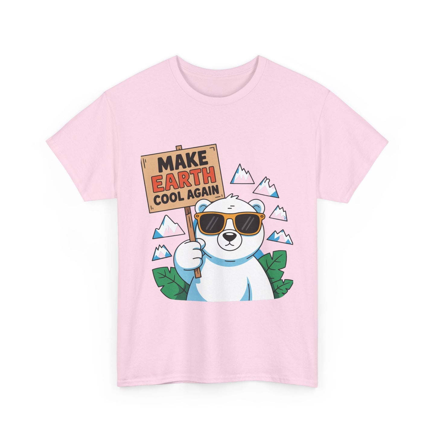 Make Earth Cool Again Climate Action T-Shirt – Unisex Environmental Awareness Tee