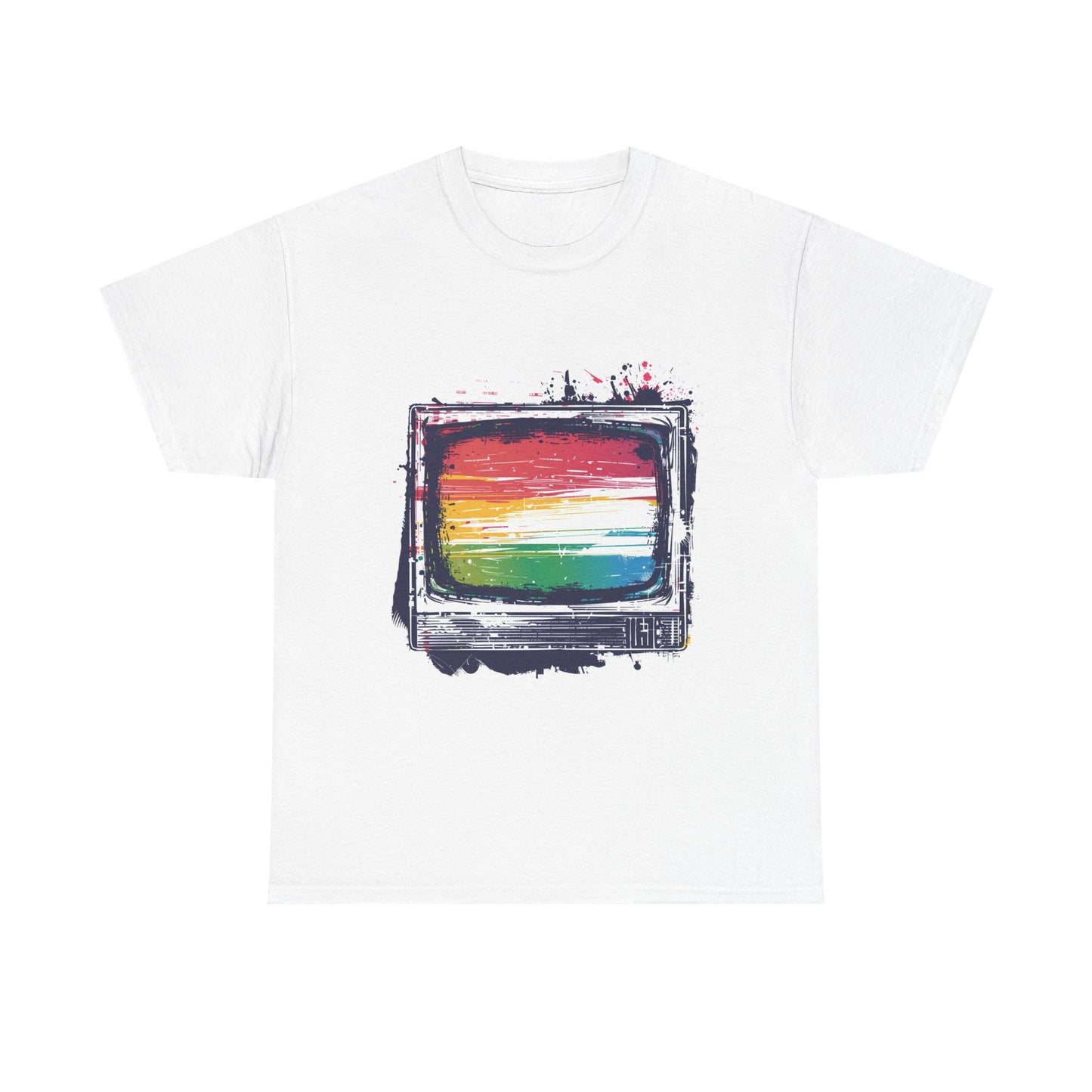 Glitch Pop Unisex Retro Wave T-Shirt – 80s Aesthetic Glitch Art Tee