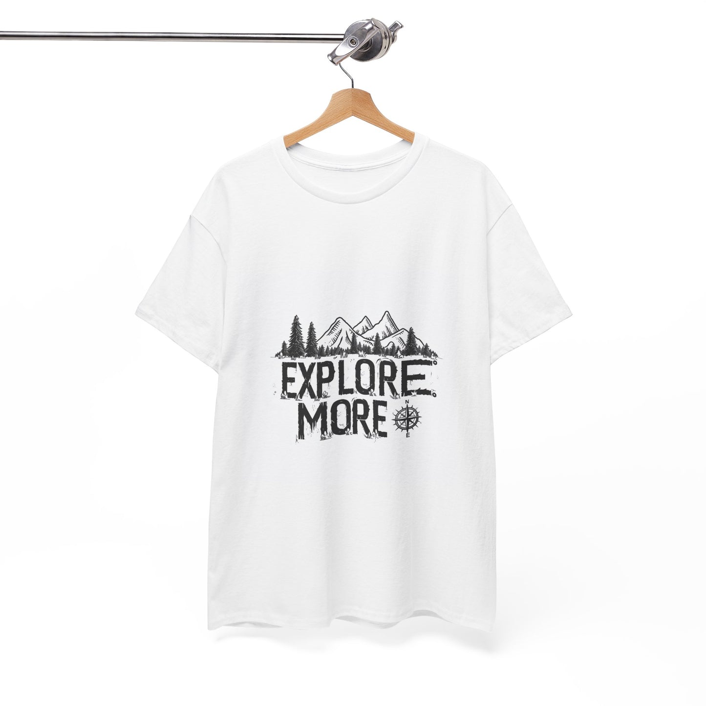 Explore More Unisex Hiking & Camping Tee – Nature Adventure Graphic Shirt