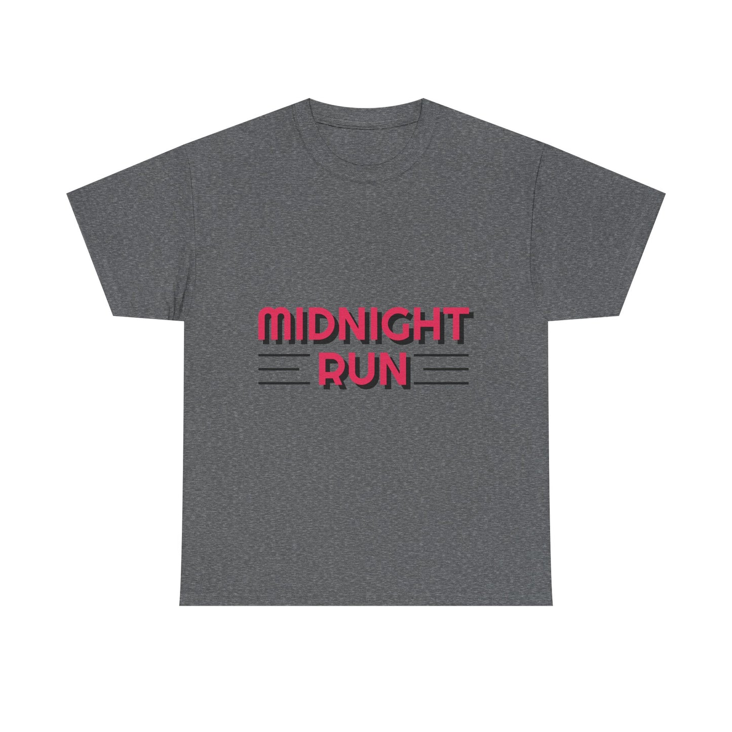 Midnight Run Unisex Retro Running Tee – 80s Fast Food & Track Style Shirt
