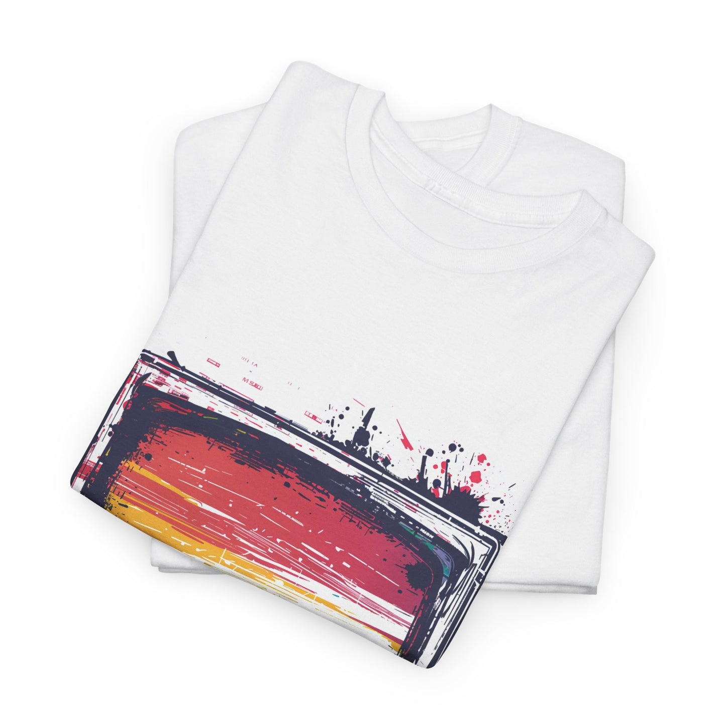 Glitch Pop Unisex Retro Wave T-Shirt – 80s Aesthetic Glitch Art Tee