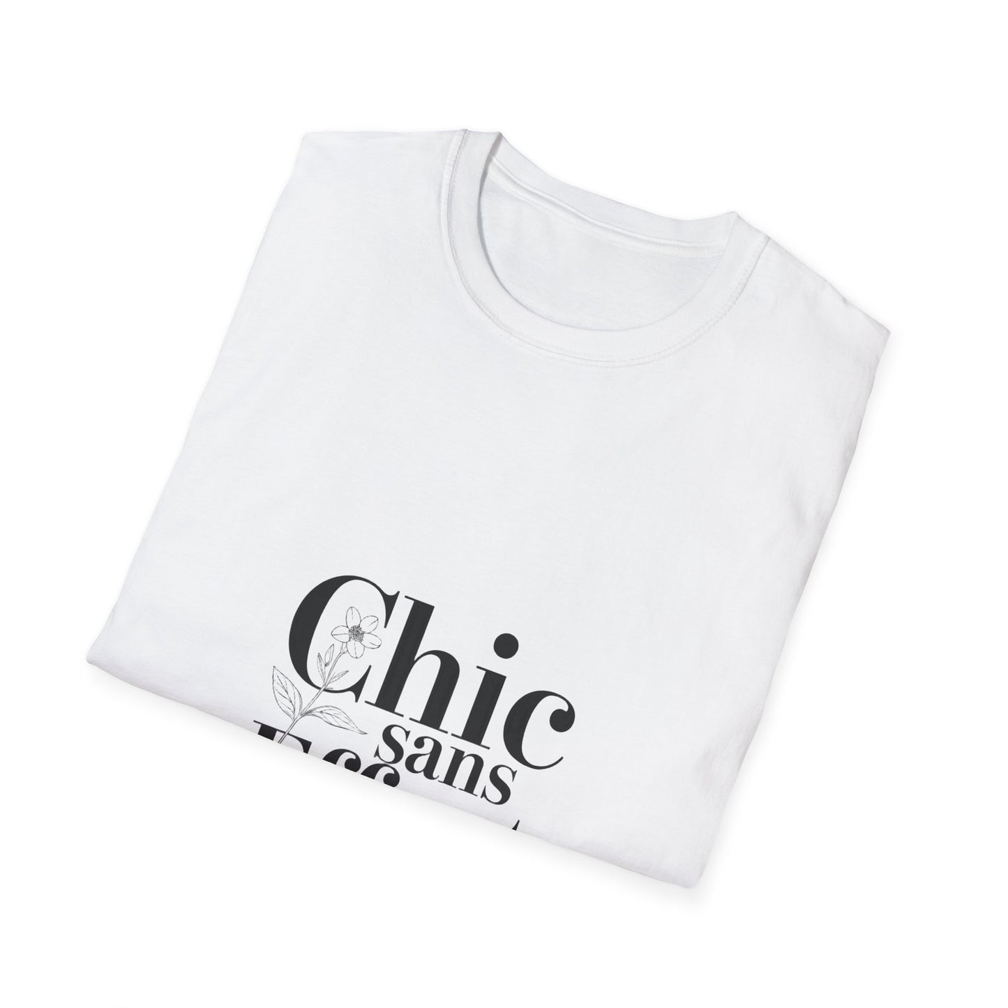 Chic Sans Effort Tee – Effortless French Girl Style Shirt