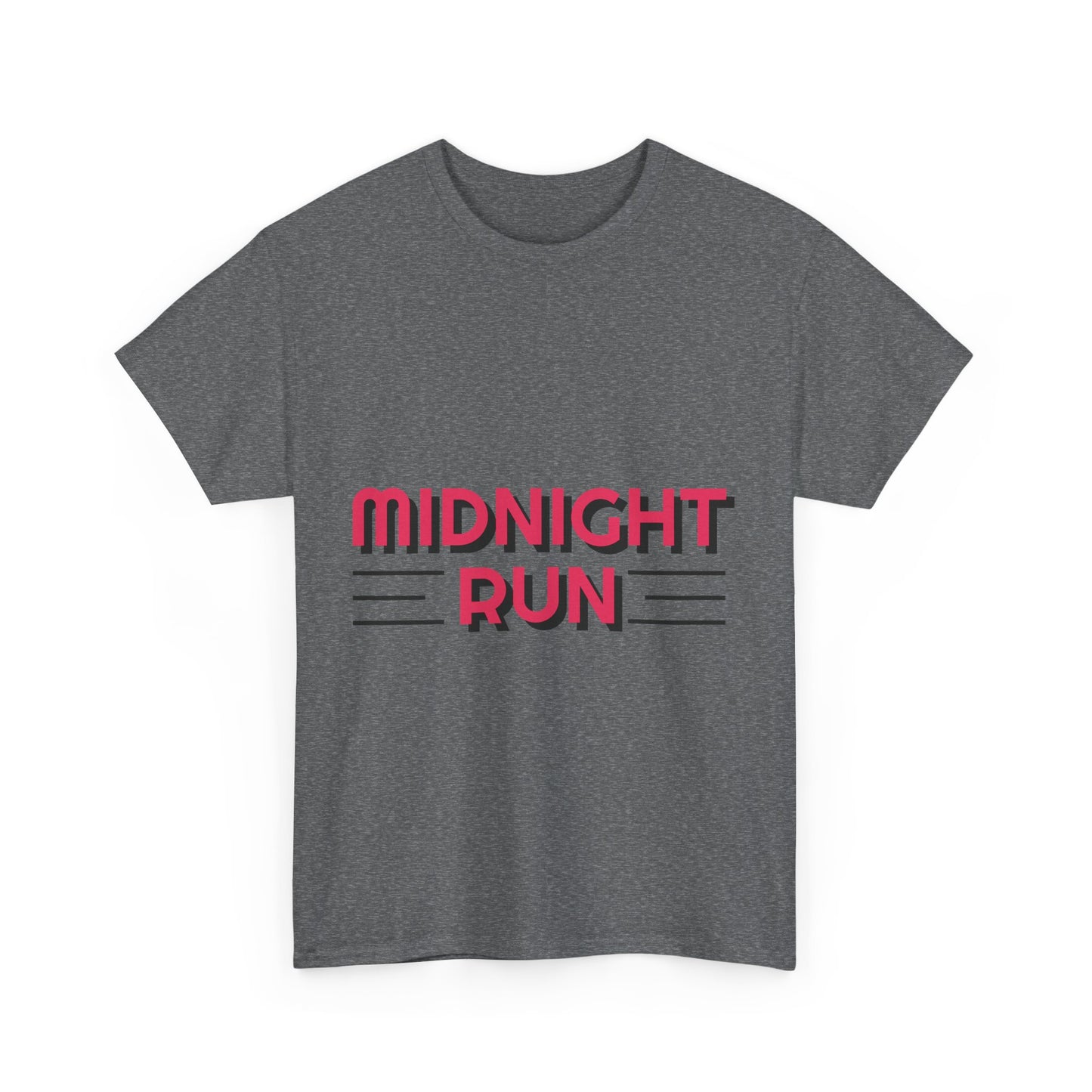 Midnight Run Unisex Retro Running Tee – 80s Fast Food & Track Style Shirt