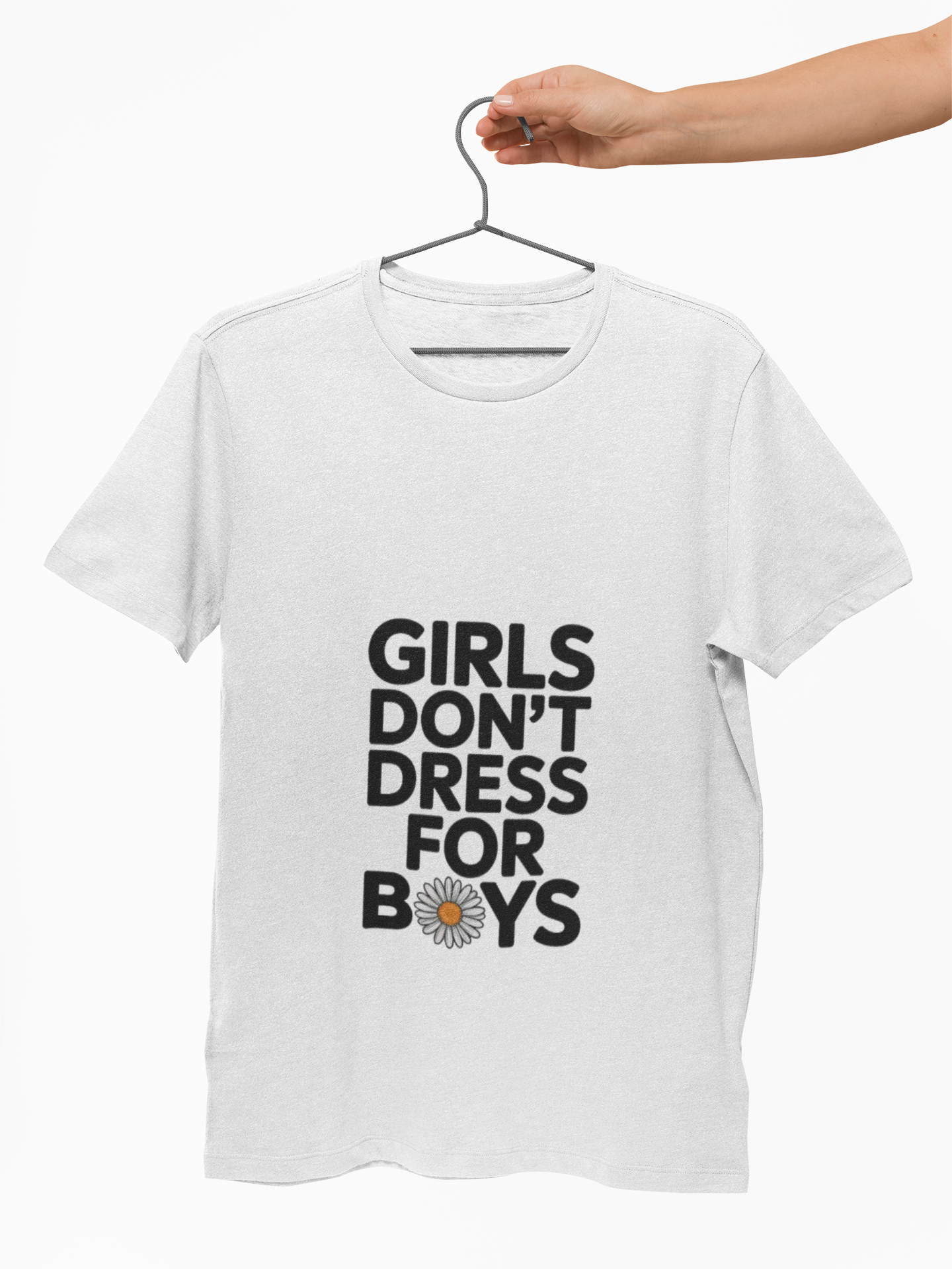 Girls Don’t Dress for Boys Feminist T-Shirt – Empowering Graphic Tee for Women