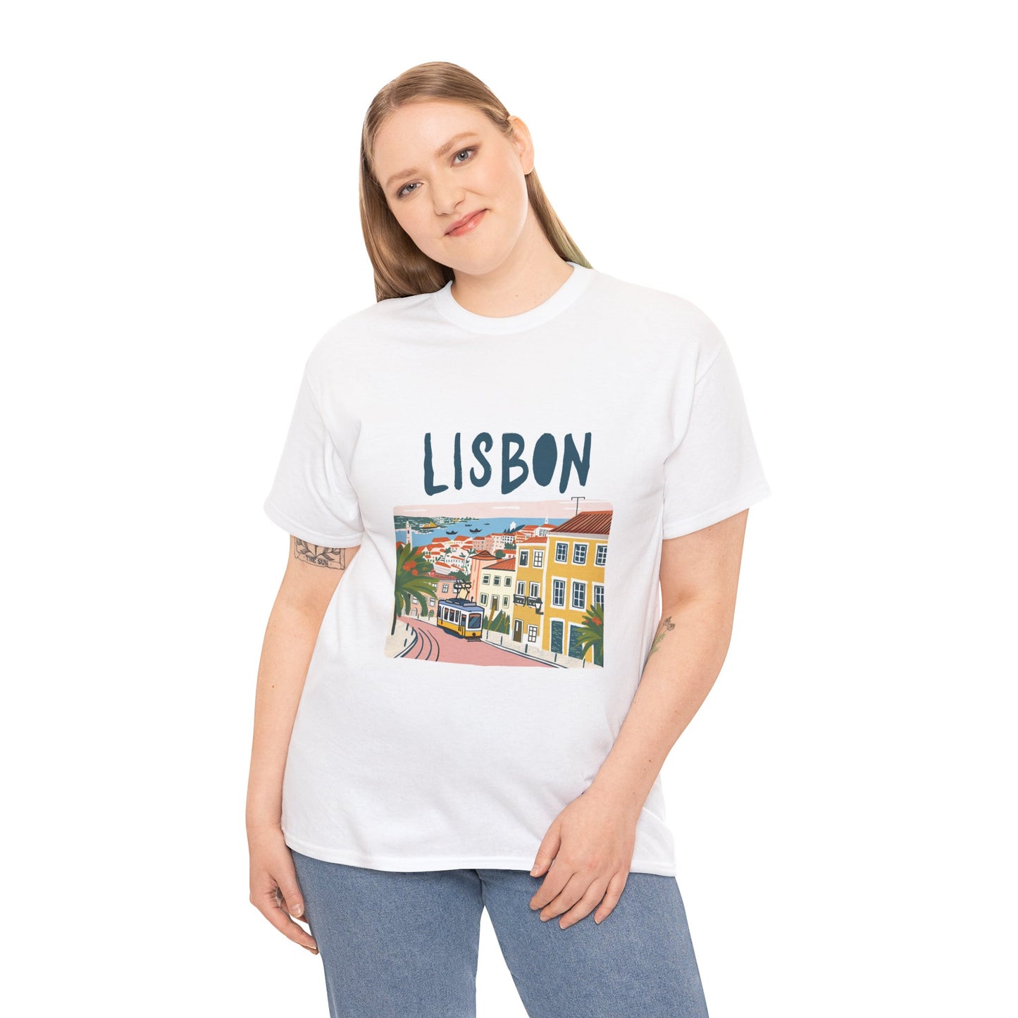 Lost in Lisbon Unisex City Explorer Tee – Portugal Travel Graphic T-Shirt