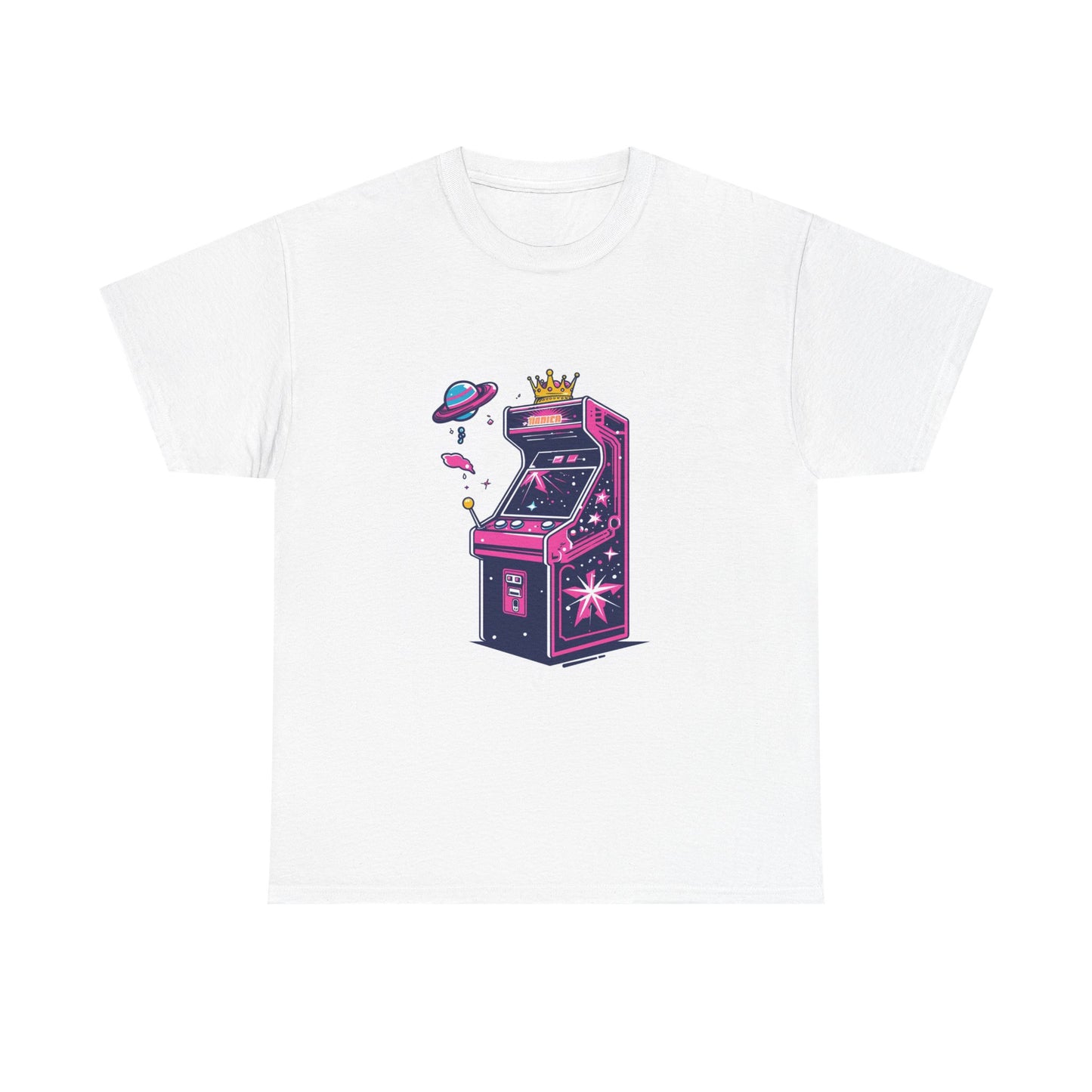 Arcade King 80s Gamer Graphic Tee – Unisex Retro Arcade T-Shirt