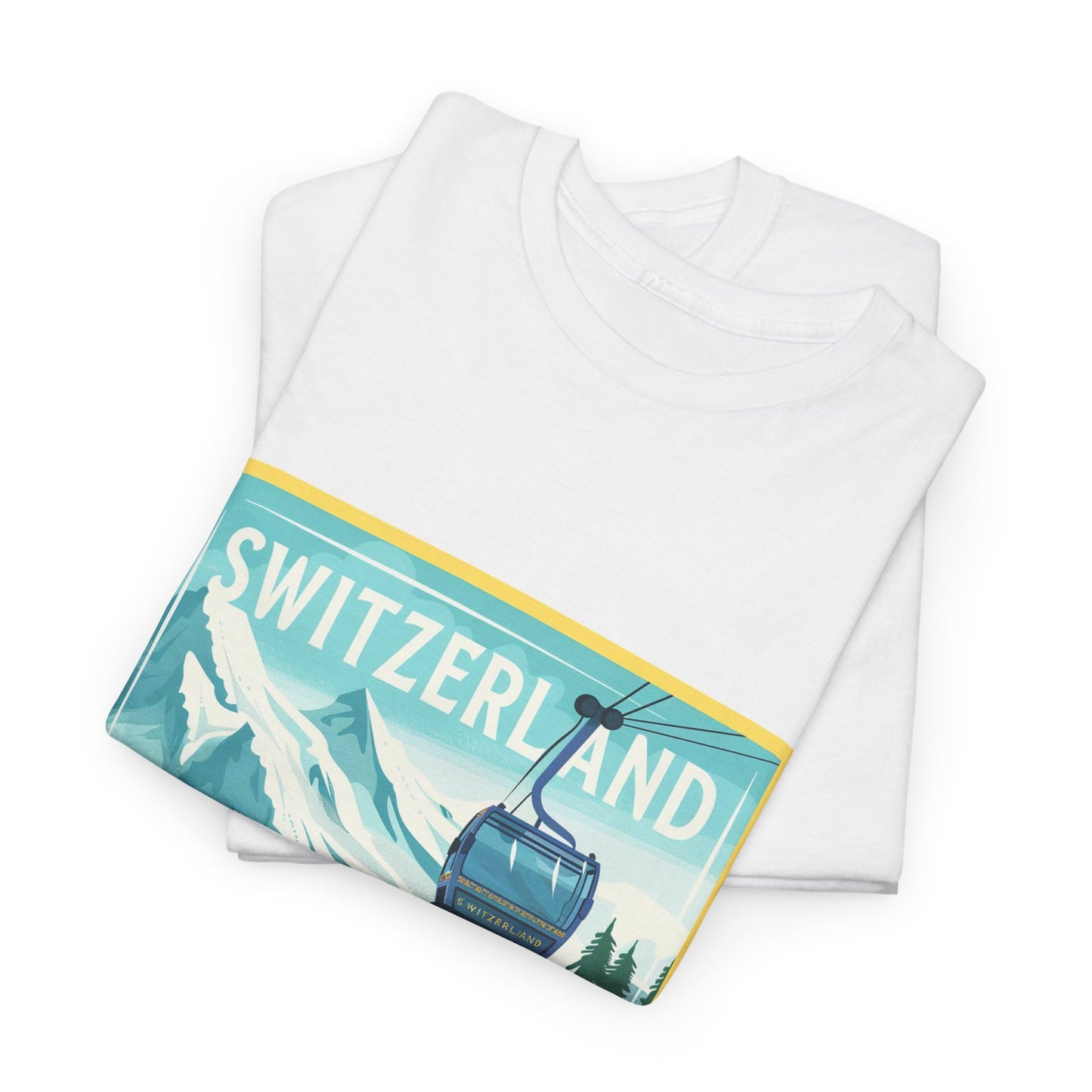 Swiss Air Travel-Inspired T-Shirt – Unisex Switzerland City Adventure Tee