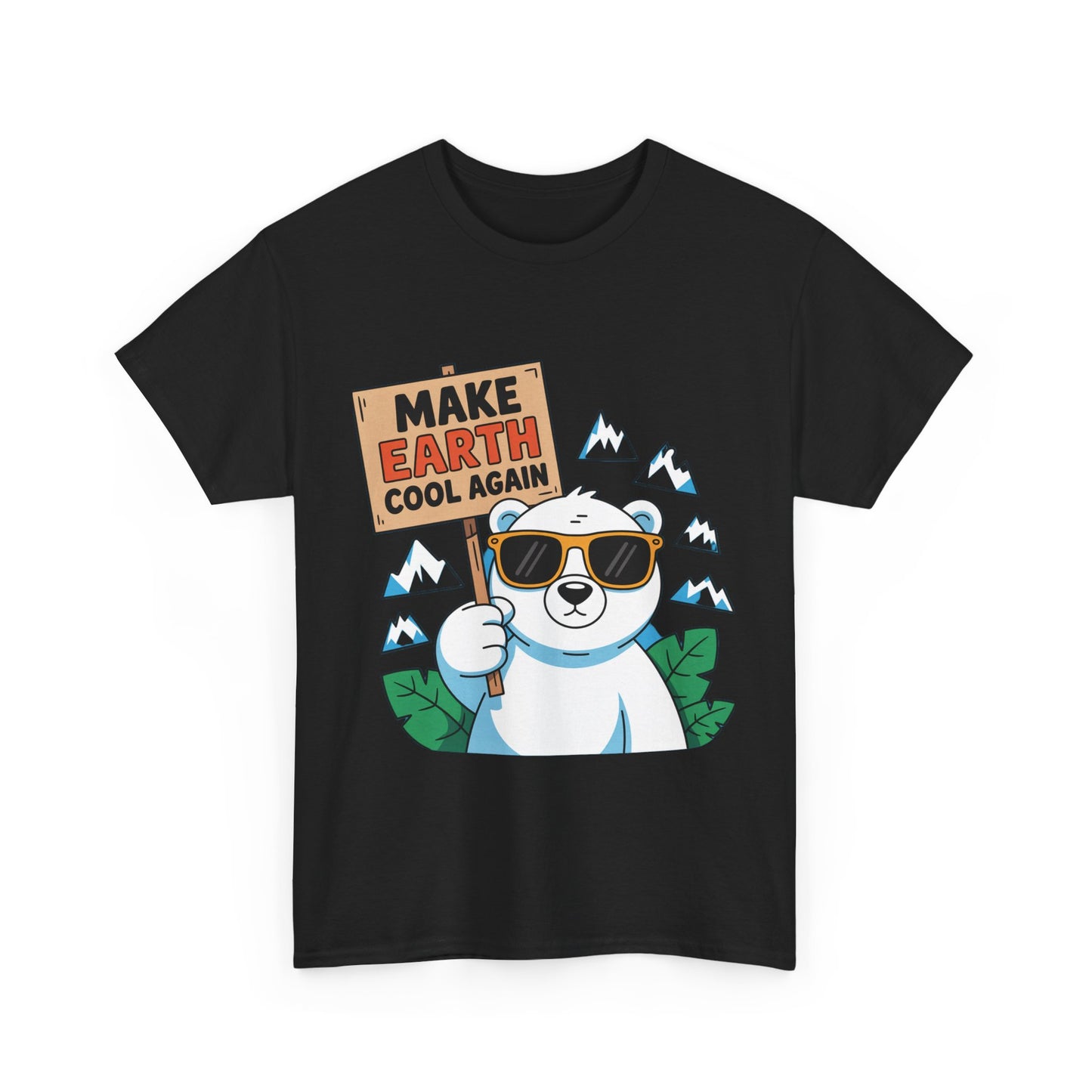 Make Earth Cool Again Climate Action T-Shirt – Unisex Environmental Awareness Tee