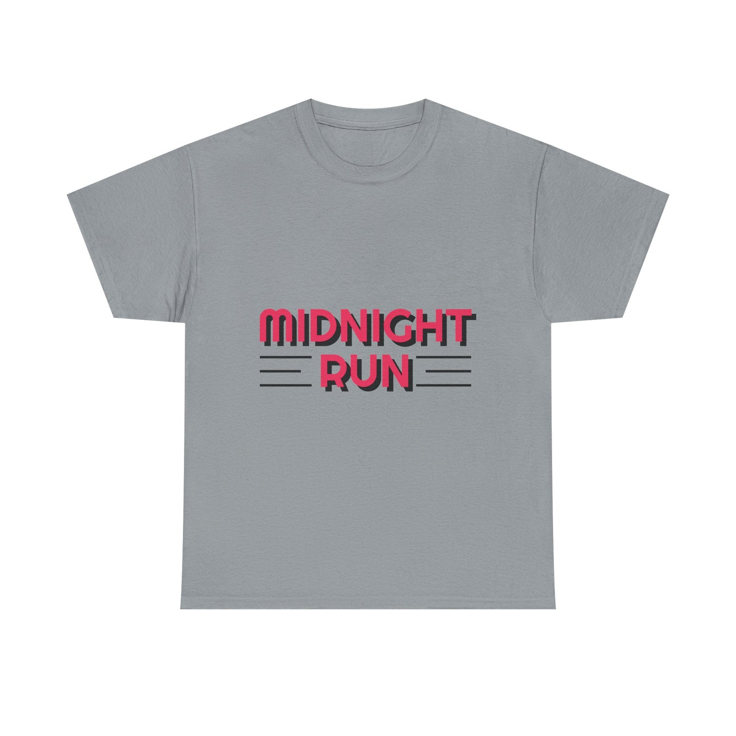 Midnight Run Unisex Retro Running Tee – 80s Fast Food & Track Style Shirt