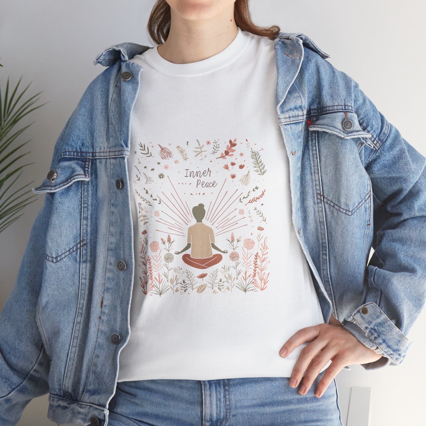 Inner Peace Yoga & Mindfulness Tee – Women's Holistic Lifestyle T-Shirt