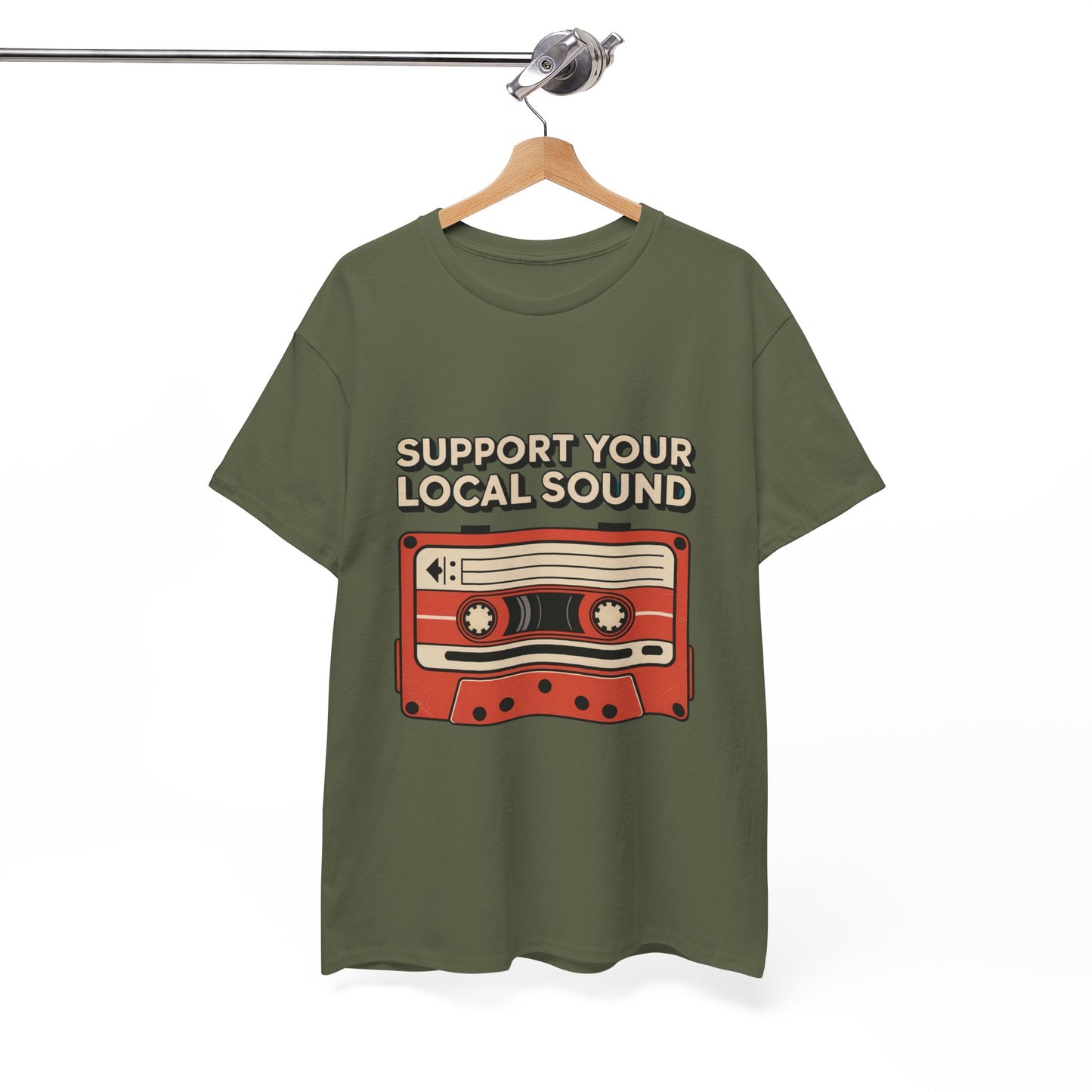 Support Your Local Sound Rock Music Tee – Unisex Guitar Player Support Shirt