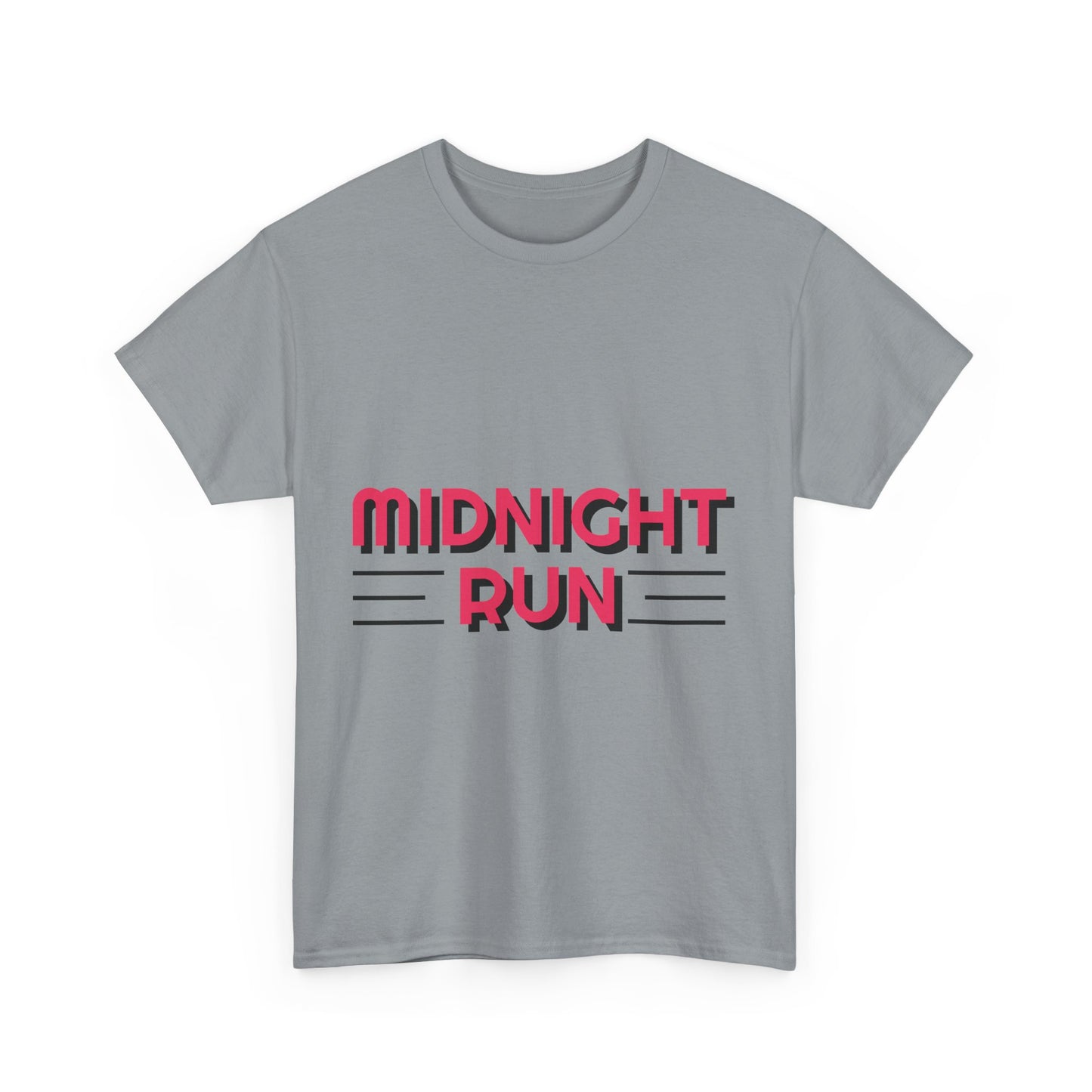 Midnight Run Unisex Retro Running Tee – 80s Fast Food & Track Style Shirt