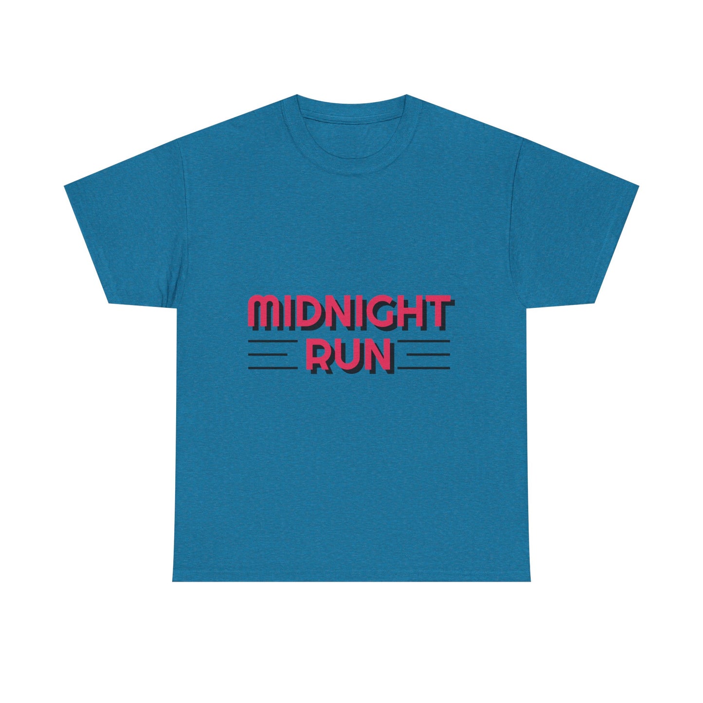 Midnight Run Unisex Retro Running Tee – 80s Fast Food & Track Style Shirt