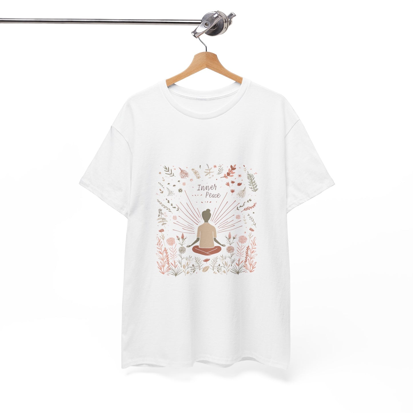 Inner Peace Yoga & Mindfulness Tee – Women's Holistic Lifestyle T-Shirt